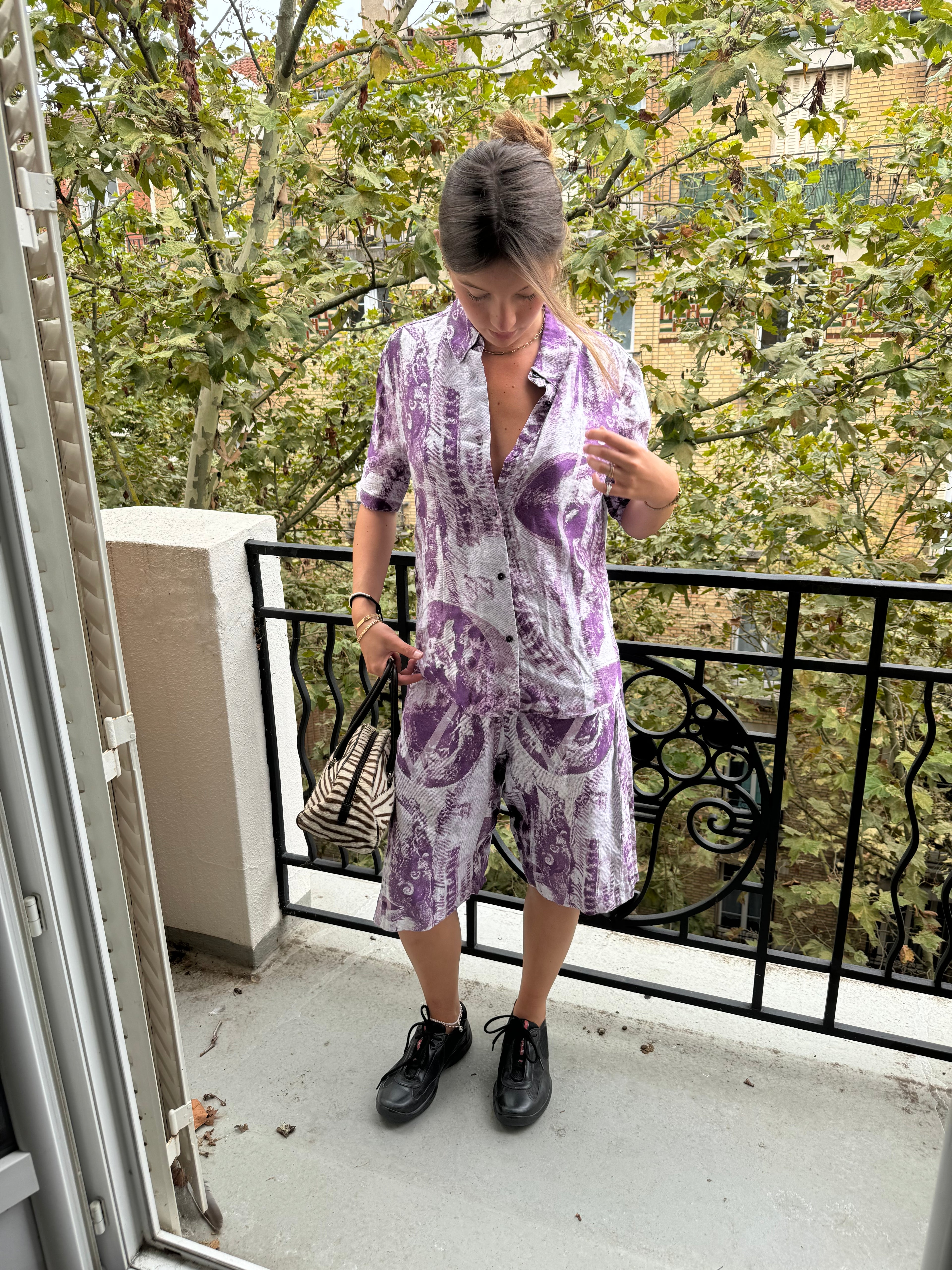 SS2012 Acne Studios Karma Dollar Purple Set