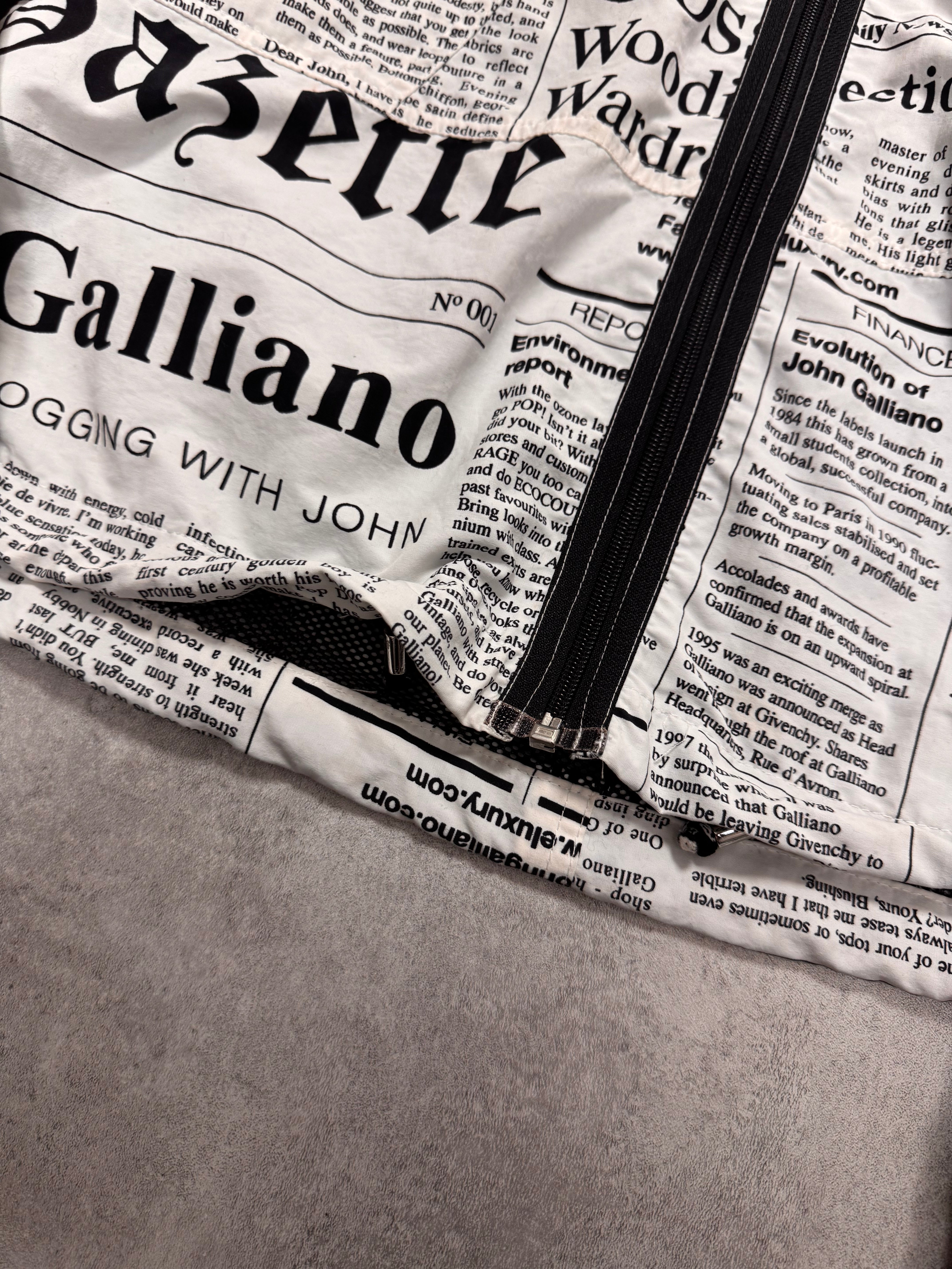 2000s John Galliano Newspaper Light Jacket – Dolce Vita Hub