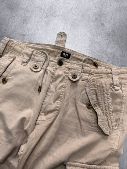 2000s Dolce & Gabbana Cargo Beige Short (M/L)