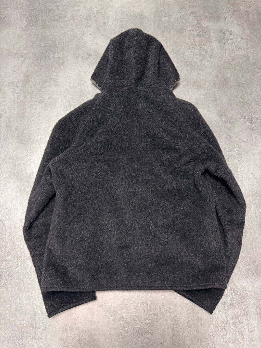 FW2014 Emporio Armani Wool Mohair Grey Jacket