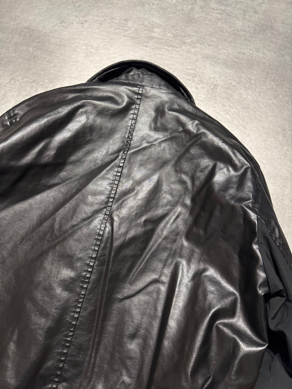 2000s Moschino Nylon Hybrid Black Cropped Jacket