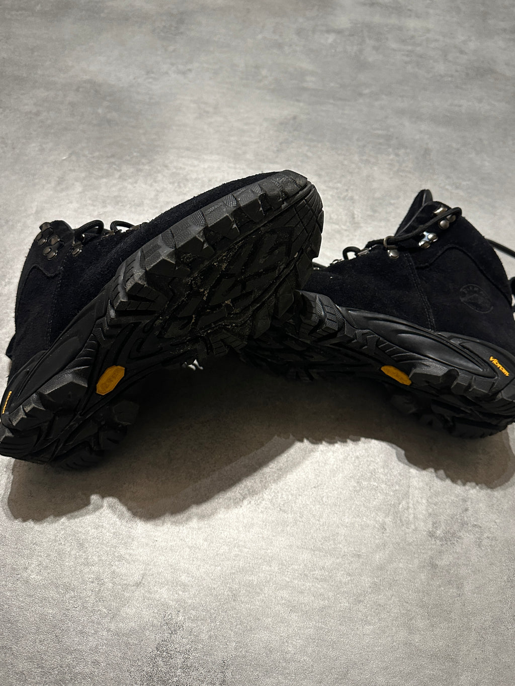 Diemme Suede Leather Vibram Black Hiking Boots