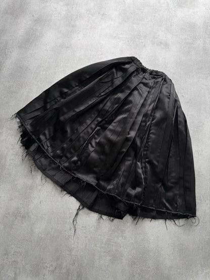 AW2020 Comme Des Garçons Pleats Black Skirt (XS)