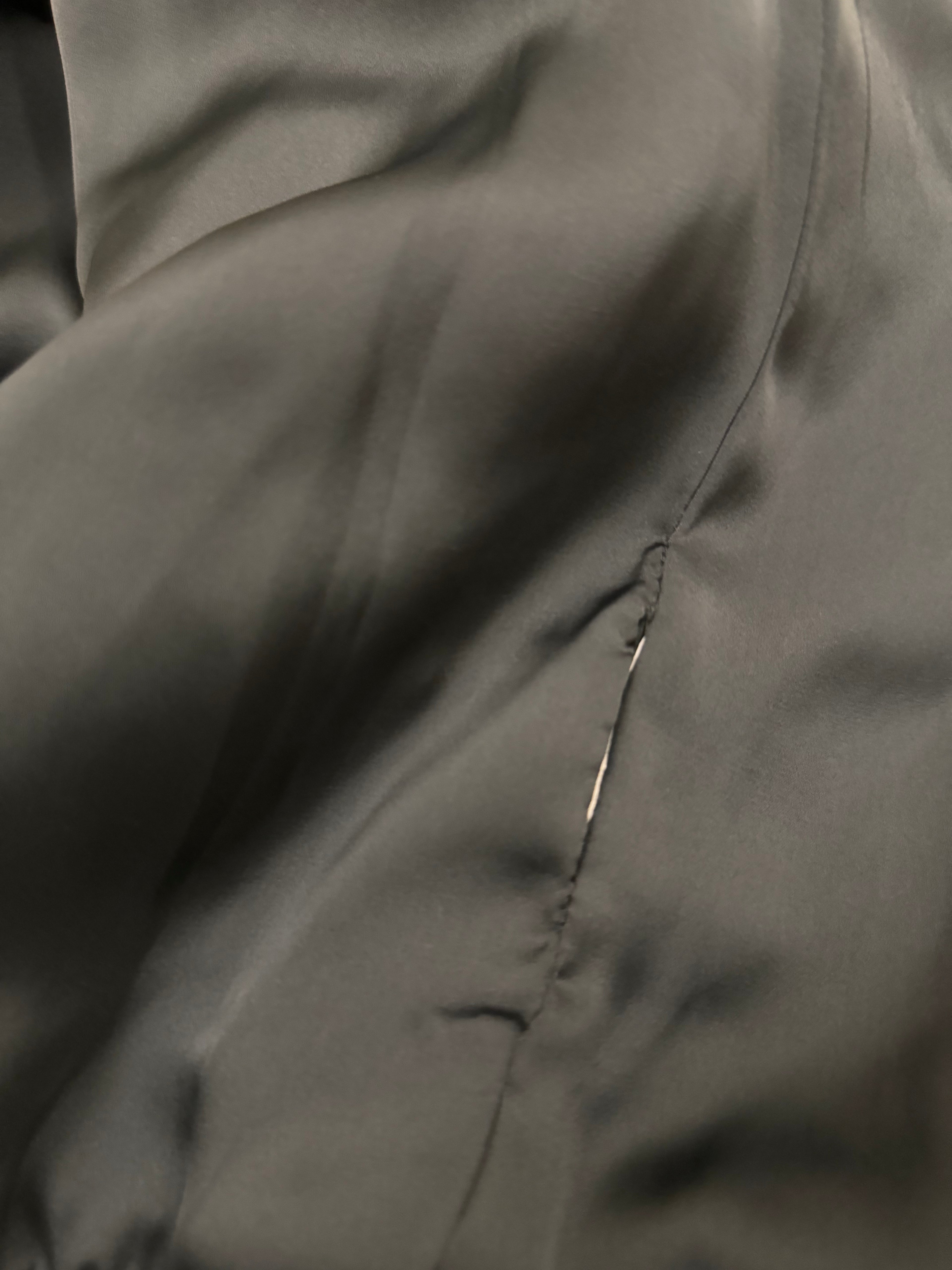 2000年代 エンポリオ アルマーニ ブラック レース ボンバー ジャケット (XS)