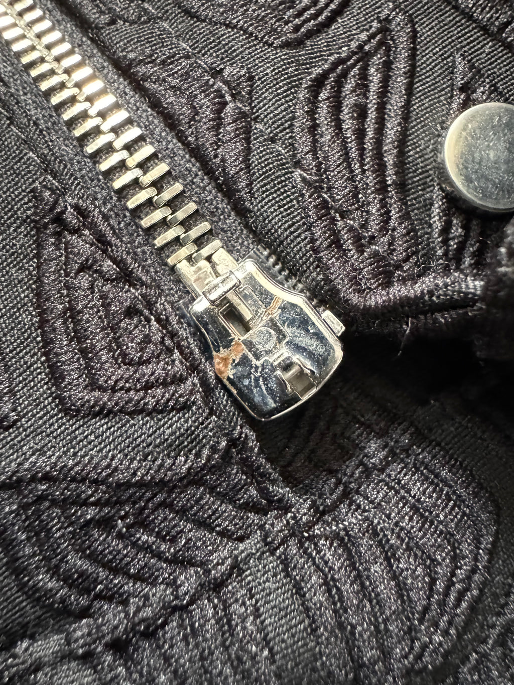 FW2018 Emporio Armani Asymmetrical Black Light Shadow Jacket