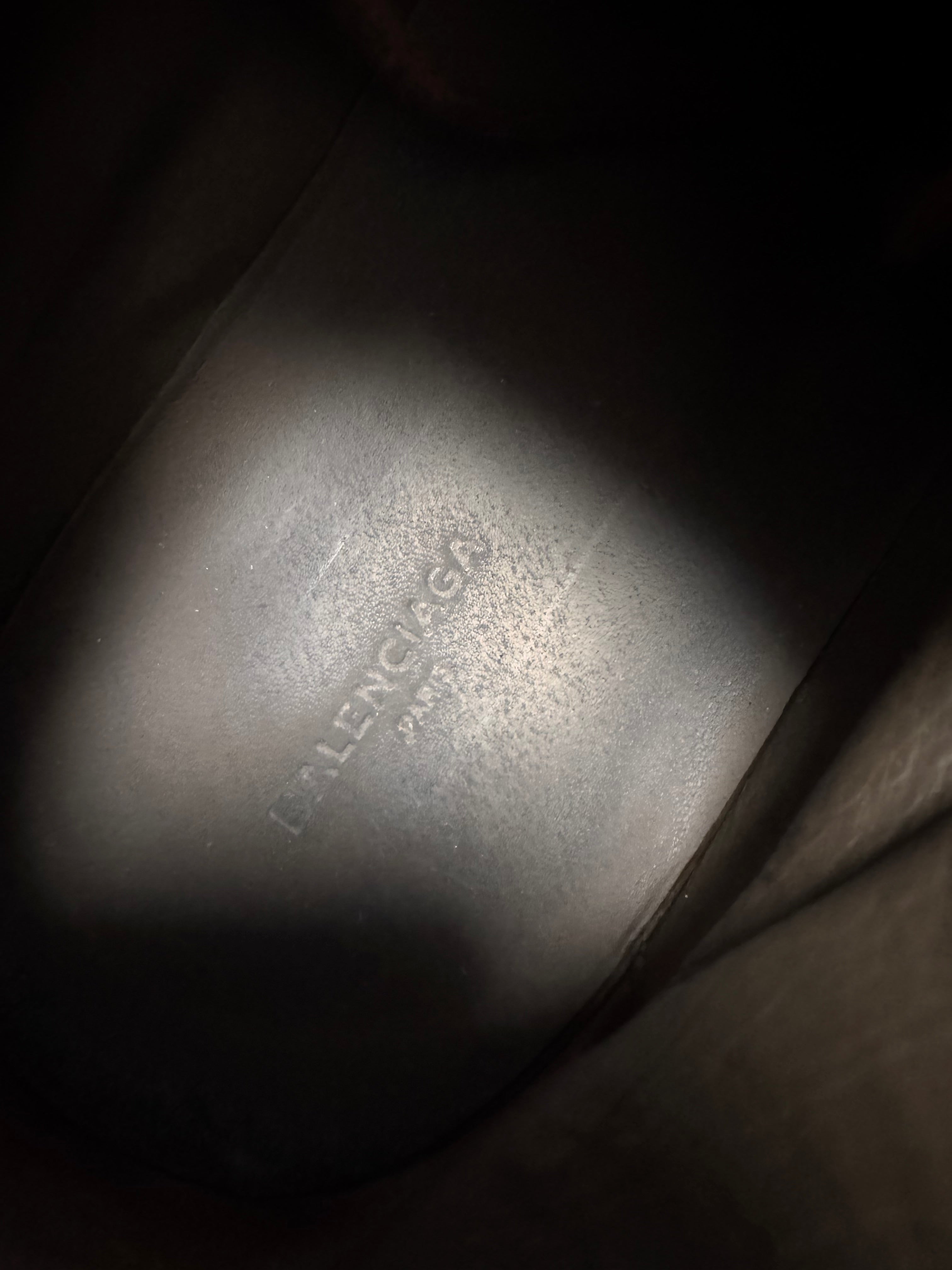 Balenciaga Arena High Brown Suede Leather Sneakers