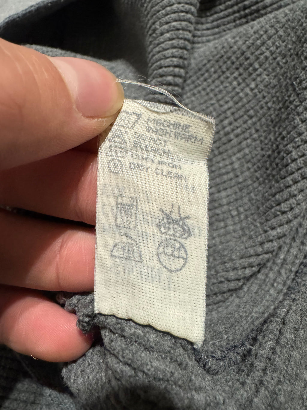 1990s Giorgio Armani Grey Buttoned Longsleeves