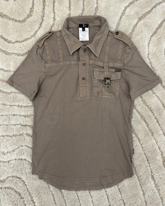 FW2001 Cavalli Army 强化 Polo 衫 (M)