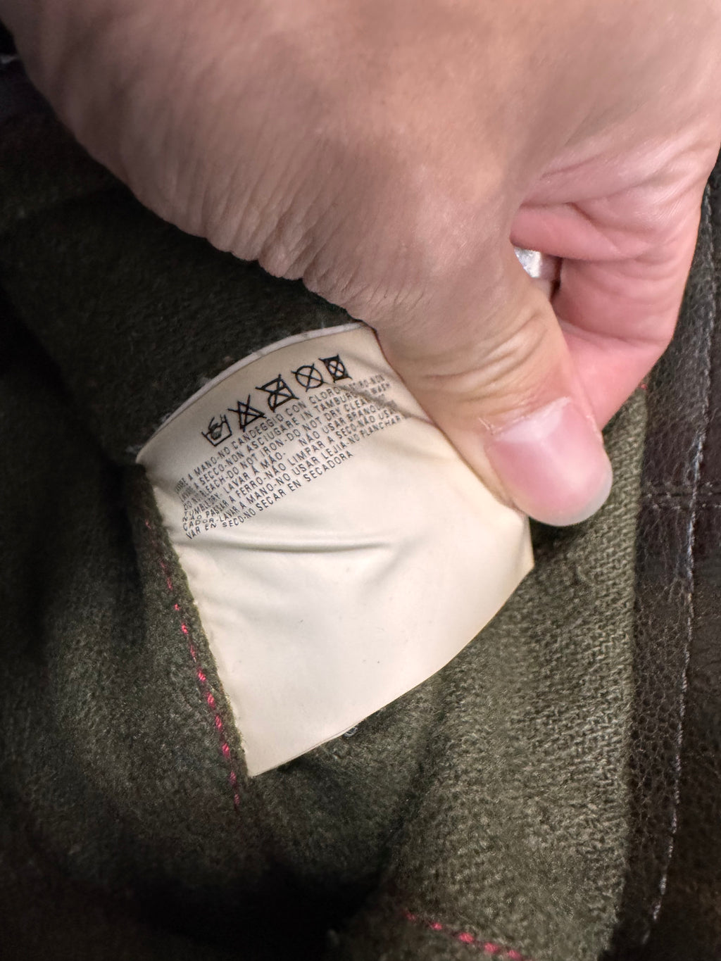 2000s Armani Biker Relief Leather Jacket