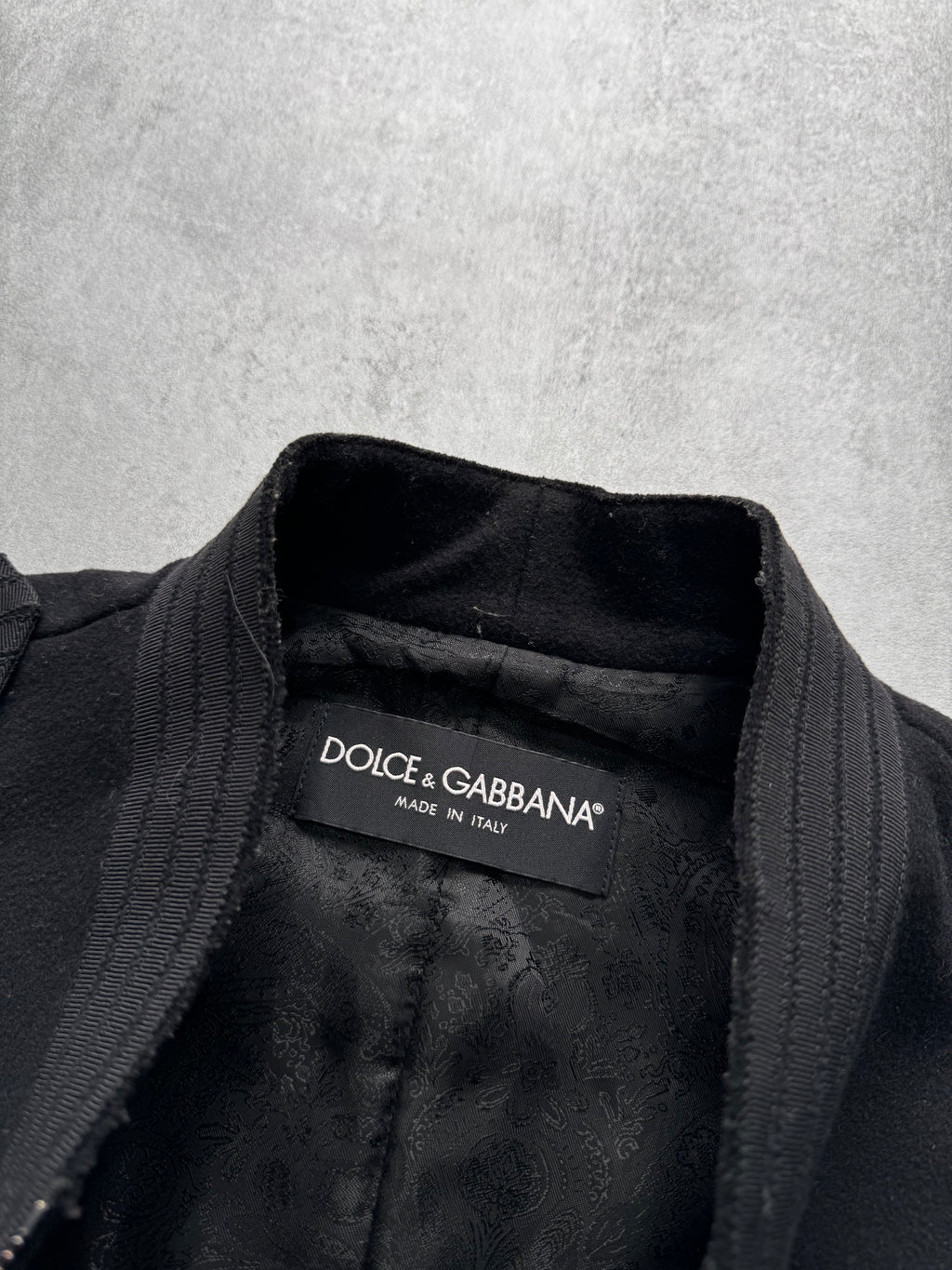 2010s Dolce & Gabbana Sailor Black Jacket