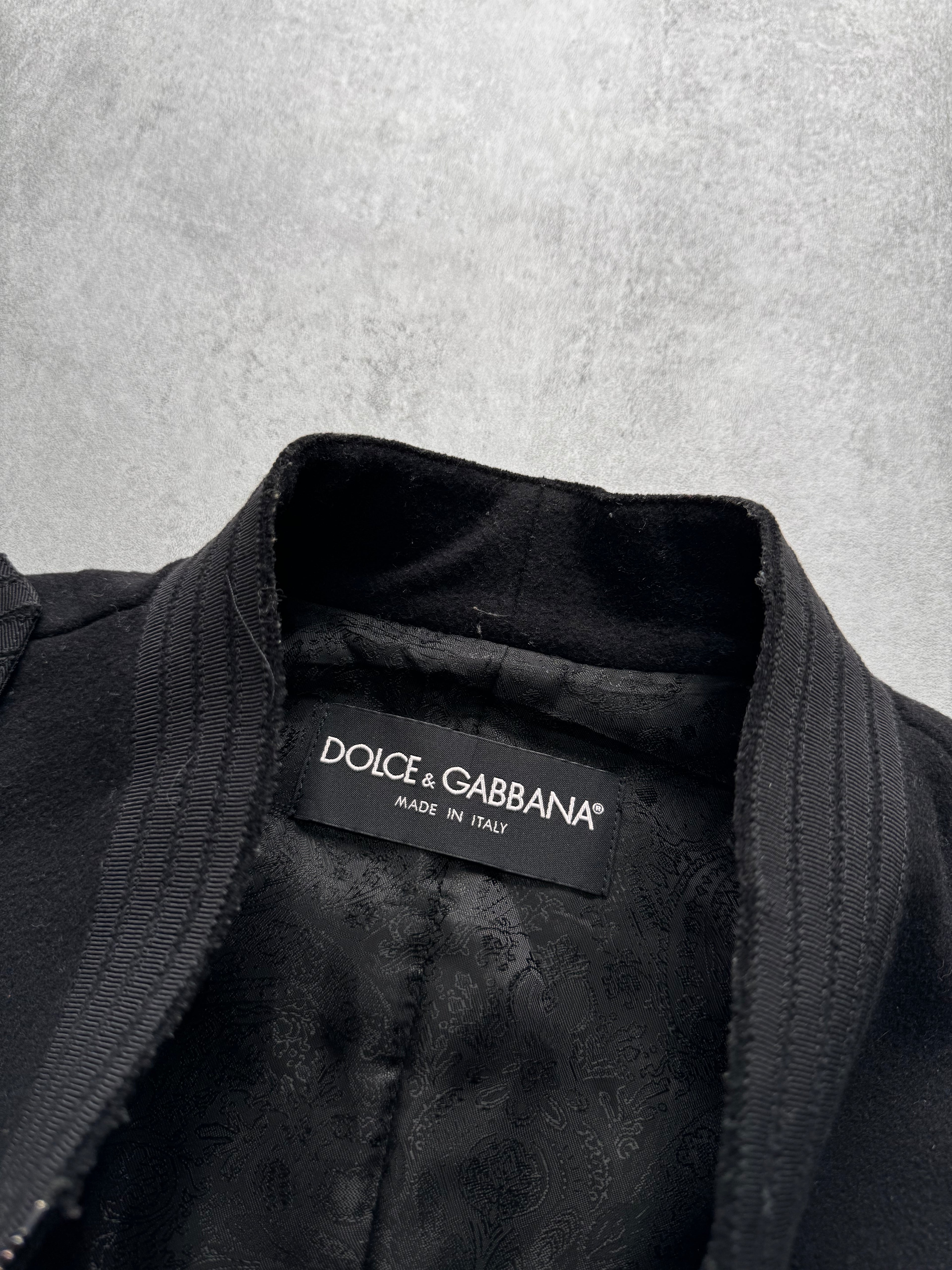 2010s Dolce & Gabbana Sailor Black Jacket