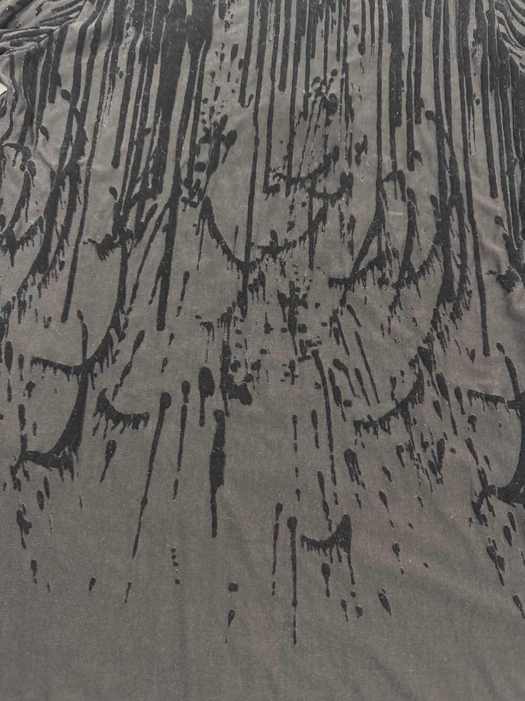 AW1998 Jean Paul Gaultier Blood Drip Black Longsleeves