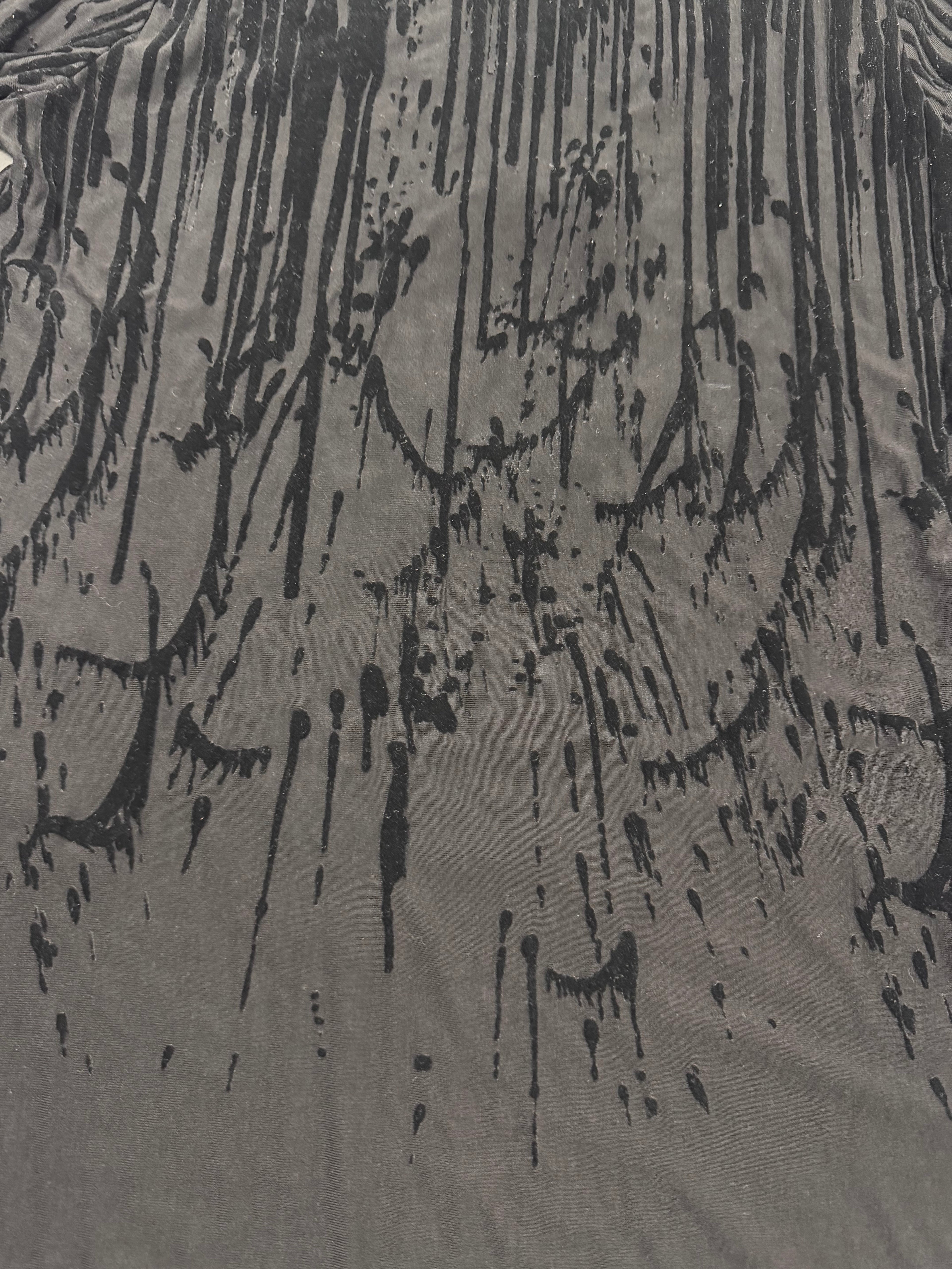 AW1998 Jean Paul Gaultier Blood Drip Black Longsleeves