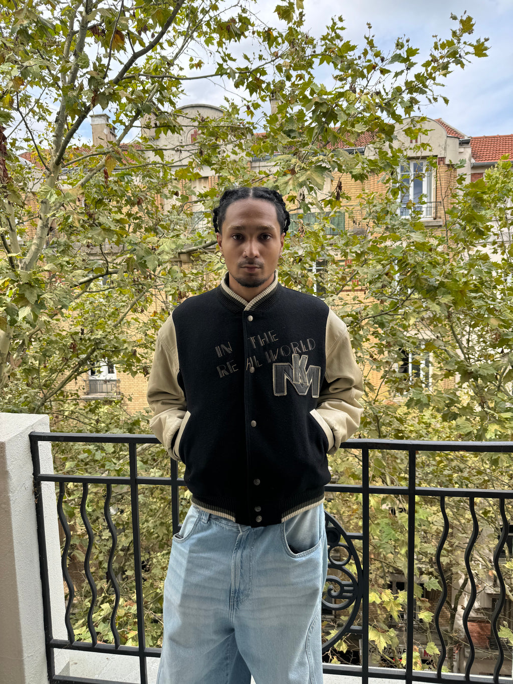 1990s Kansai Yamamoto Man Performance Varsity Jacket