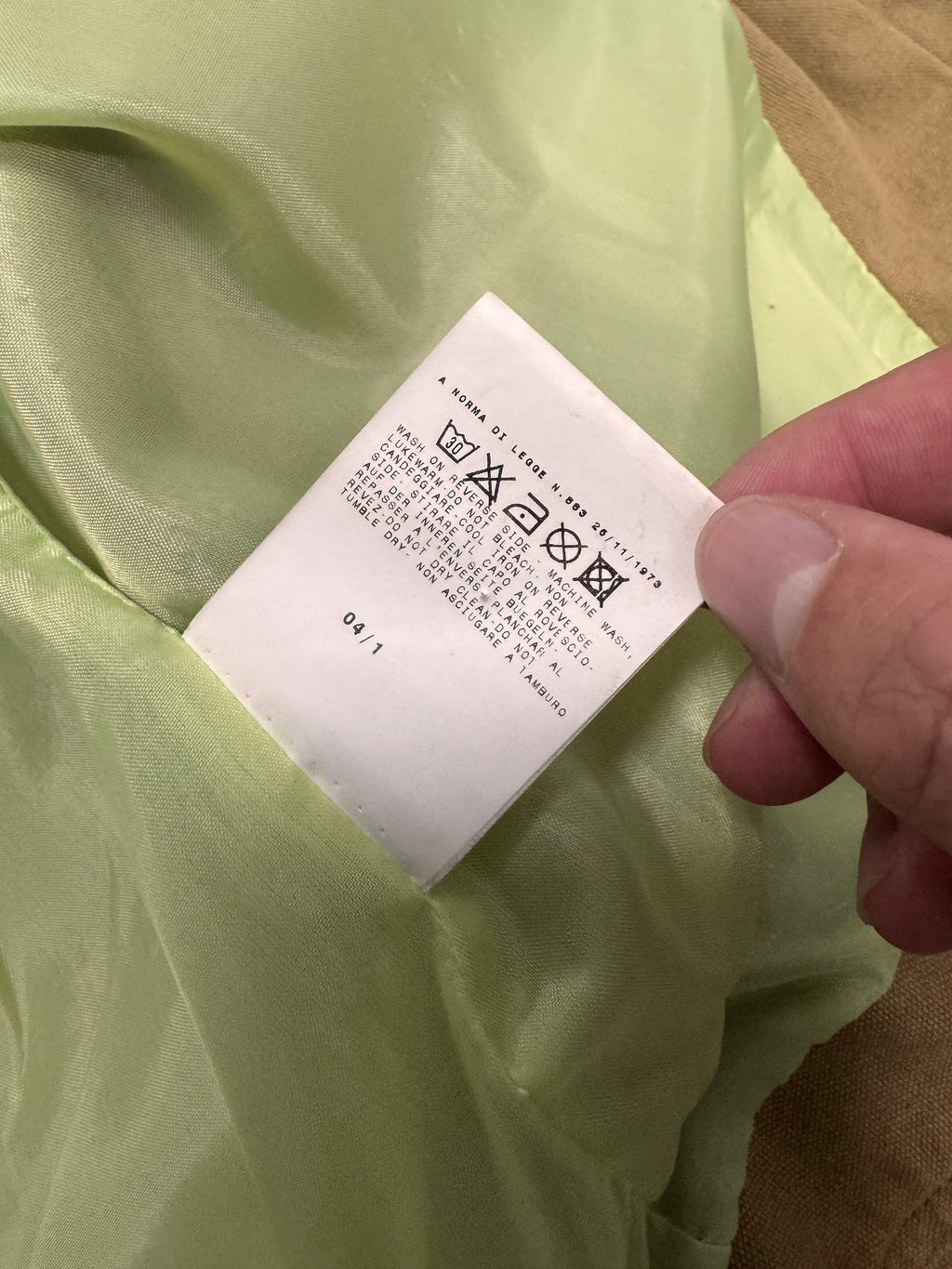 SS2004 Cavalli Biker Structured Beige Denim Jacket