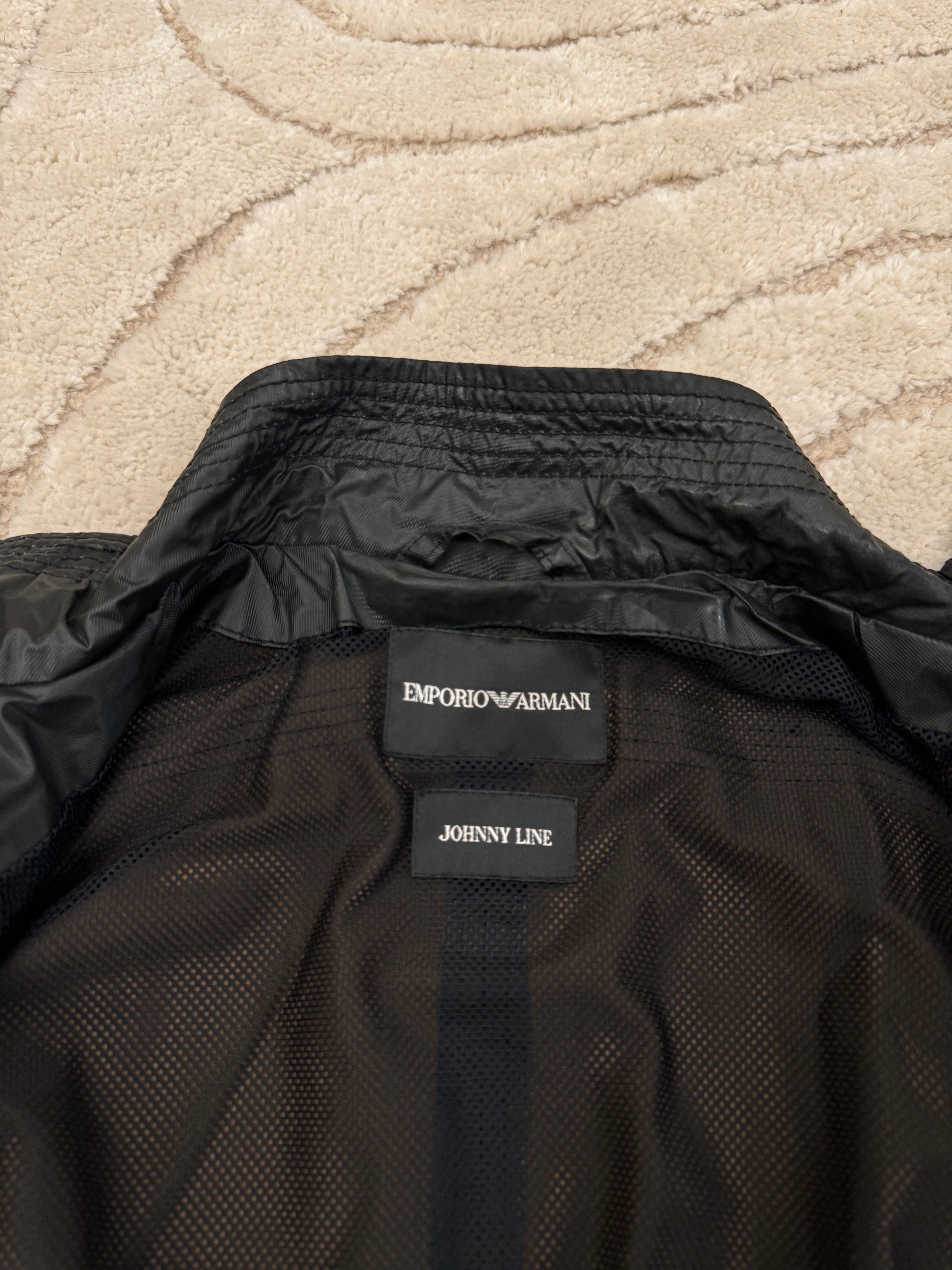SS2011 Emporio Armani 2-Zip Nylon Jacket