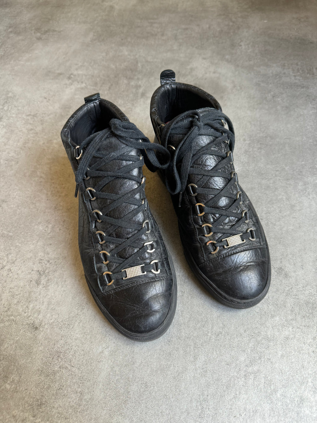 Balenciaga Arena High Black Leather (41eu/us8) – Dolce Vita Hub