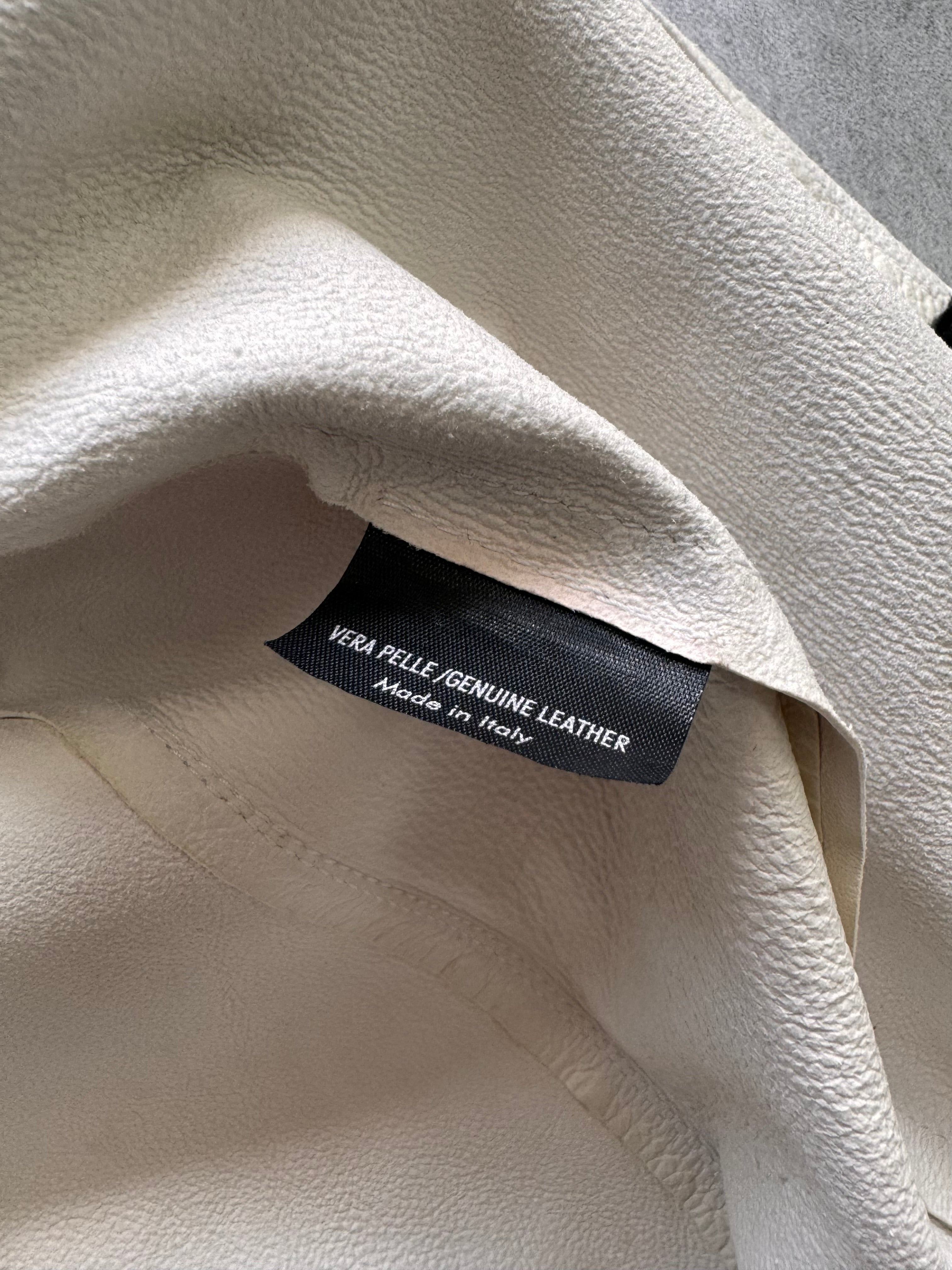 SS2000 Gucci Lambskin Leather Track Jacket