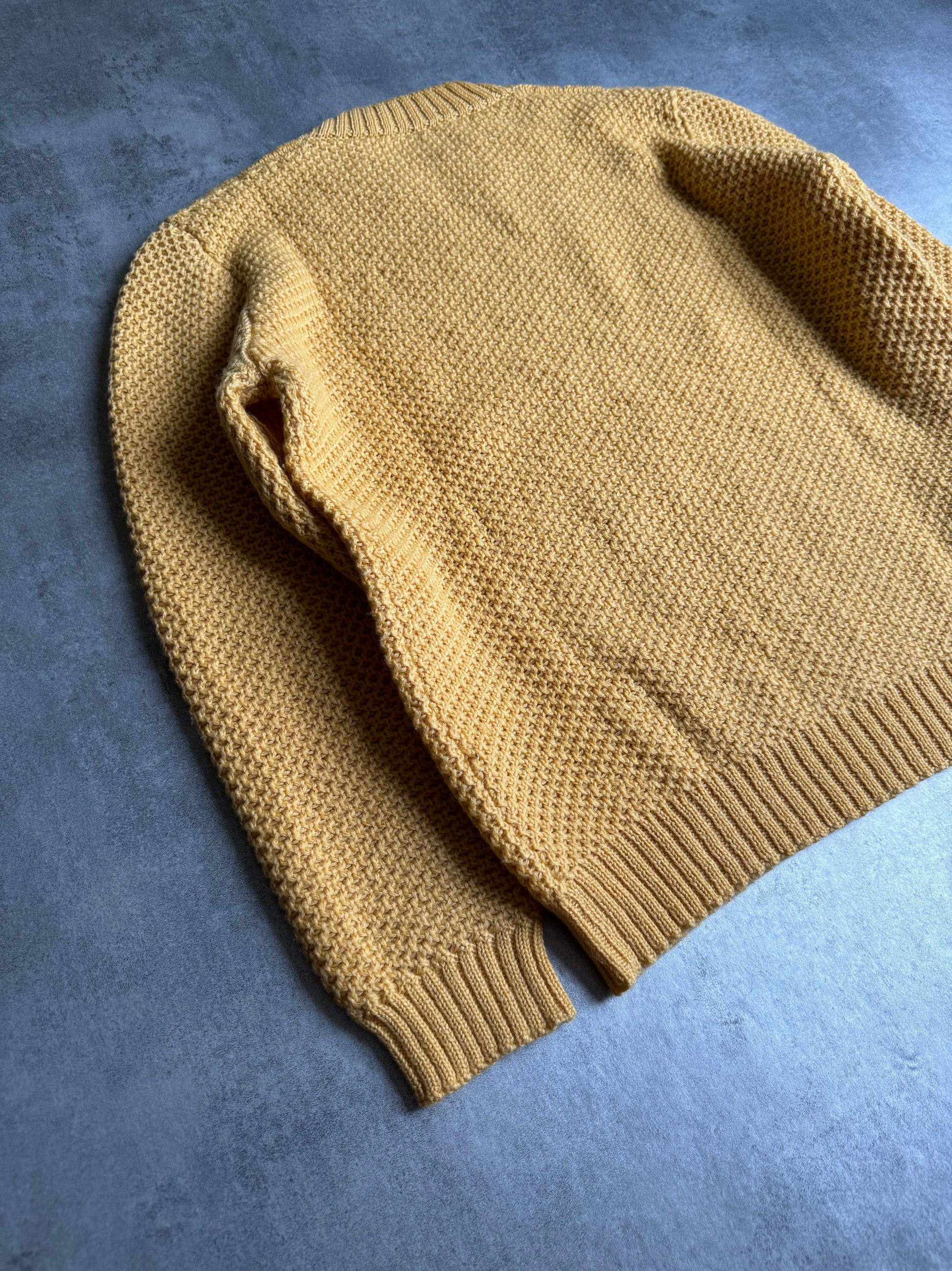 AW2017 Prada Yellow Wool Crewneck Sweater (L) - 5