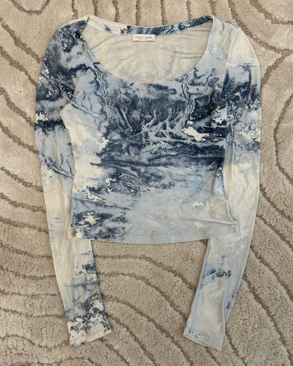 00s Cavalli アイスレイク メッシュ トップ (XS)