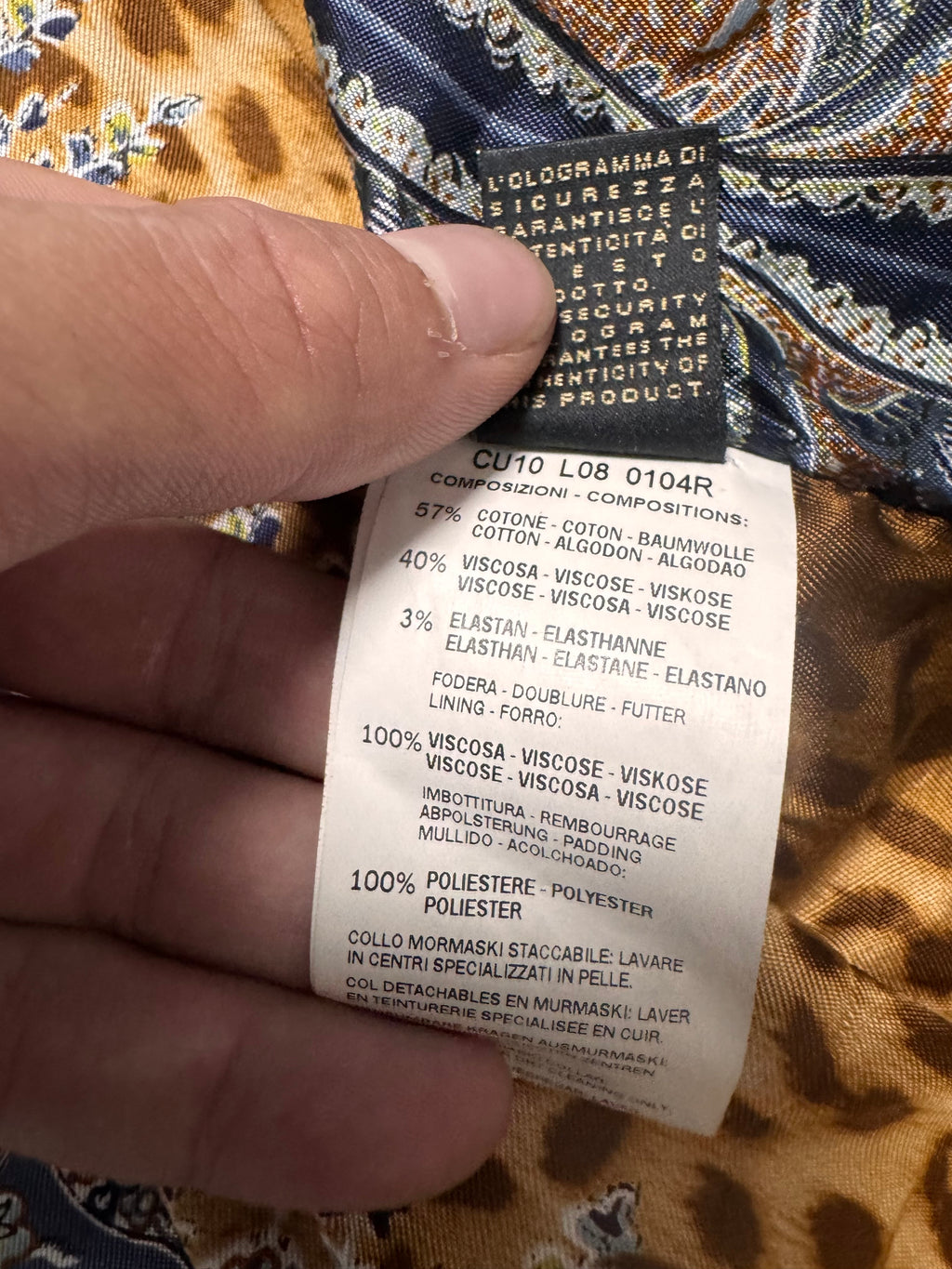 2000s Cavalli Fur Collar Beige Bomber Jacket