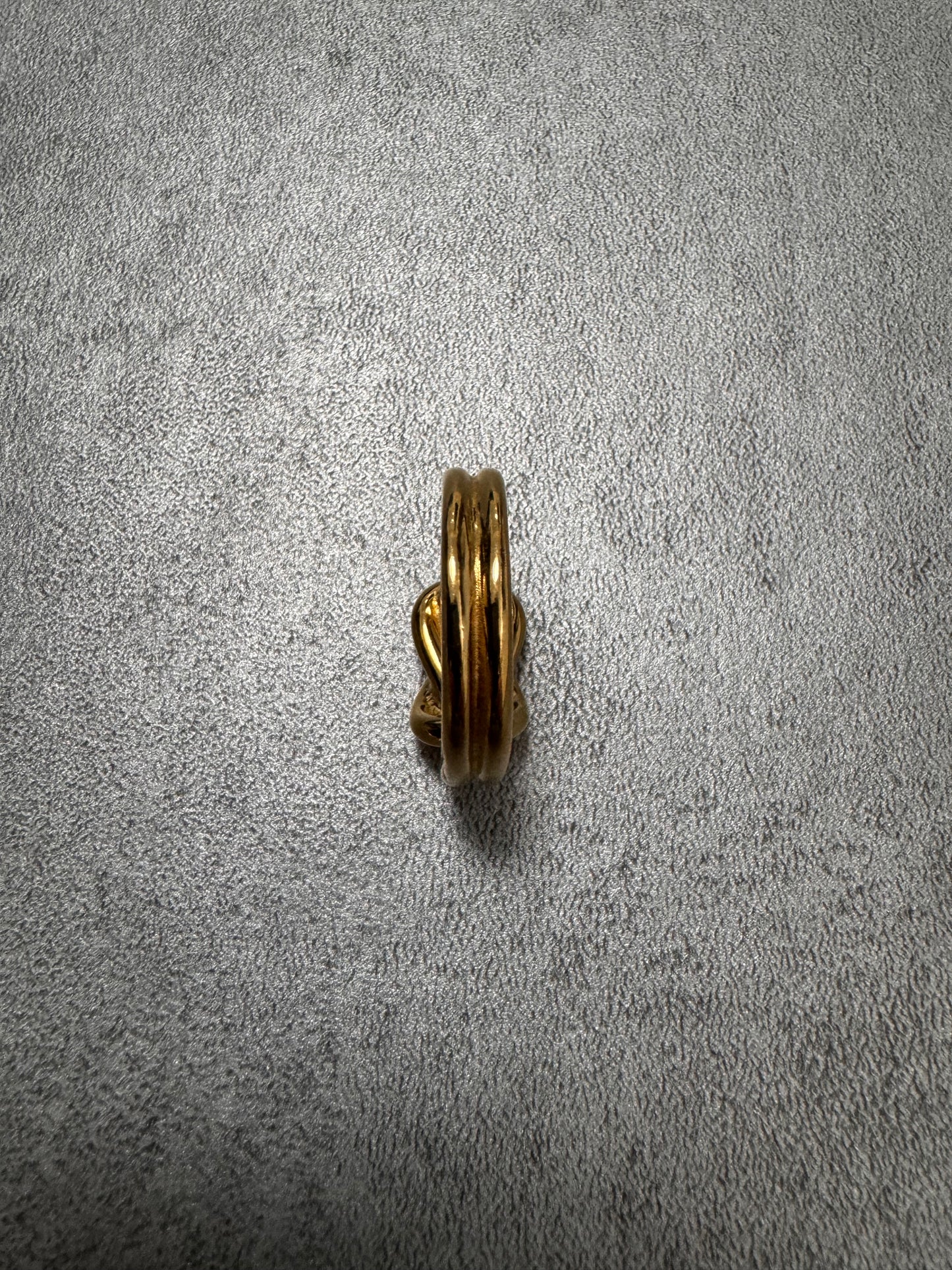 1990s Hermès Golden Scarf Ring (OS)