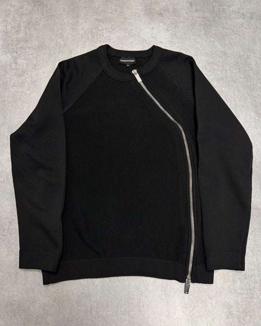 FW2015 Emporio Armani Asymmetrical Full-Zip Sweater (S/M)