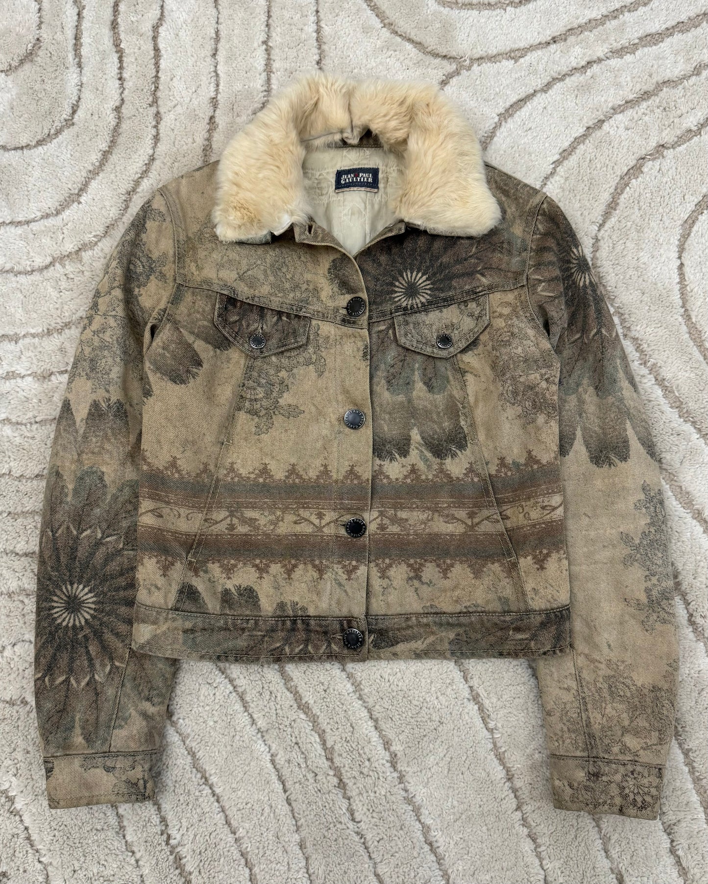Jean Paul Gaultier Native American Denim Jacket (XS)