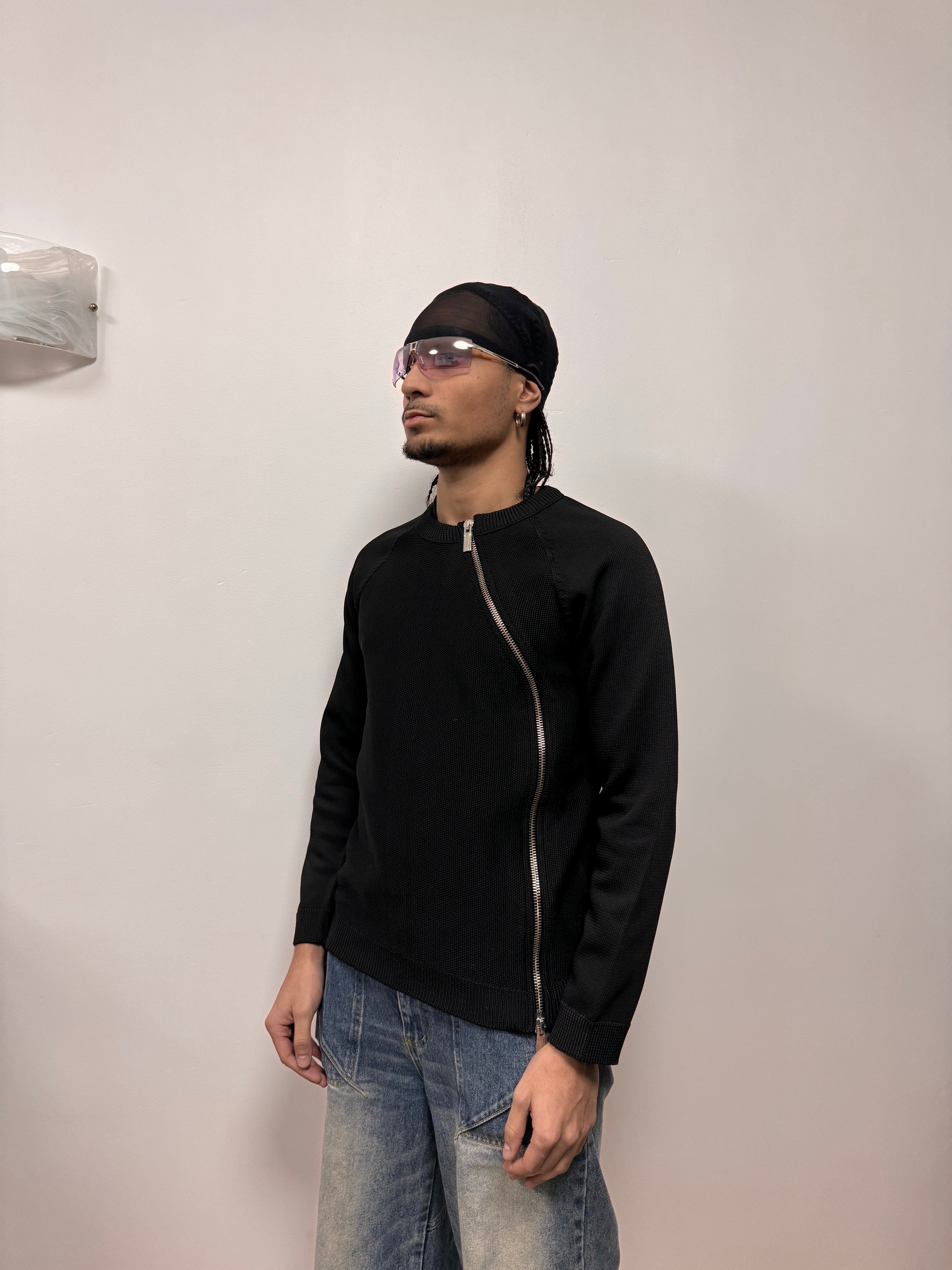 2015 秋冬 Emporio Armani 不对称全拉链毛衣 (S/M)