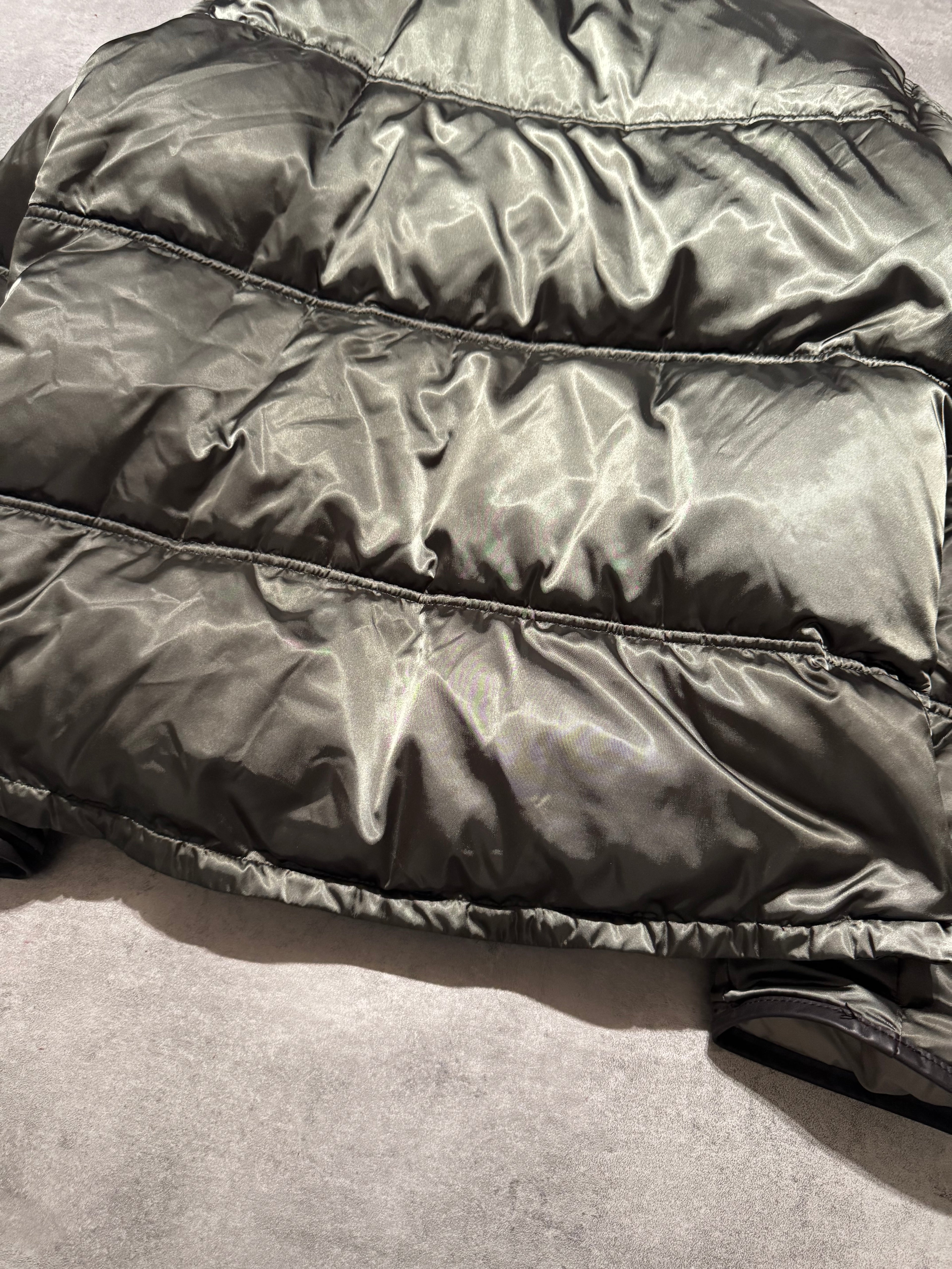 2000s Prada Warm Khaki Puffer Jacket