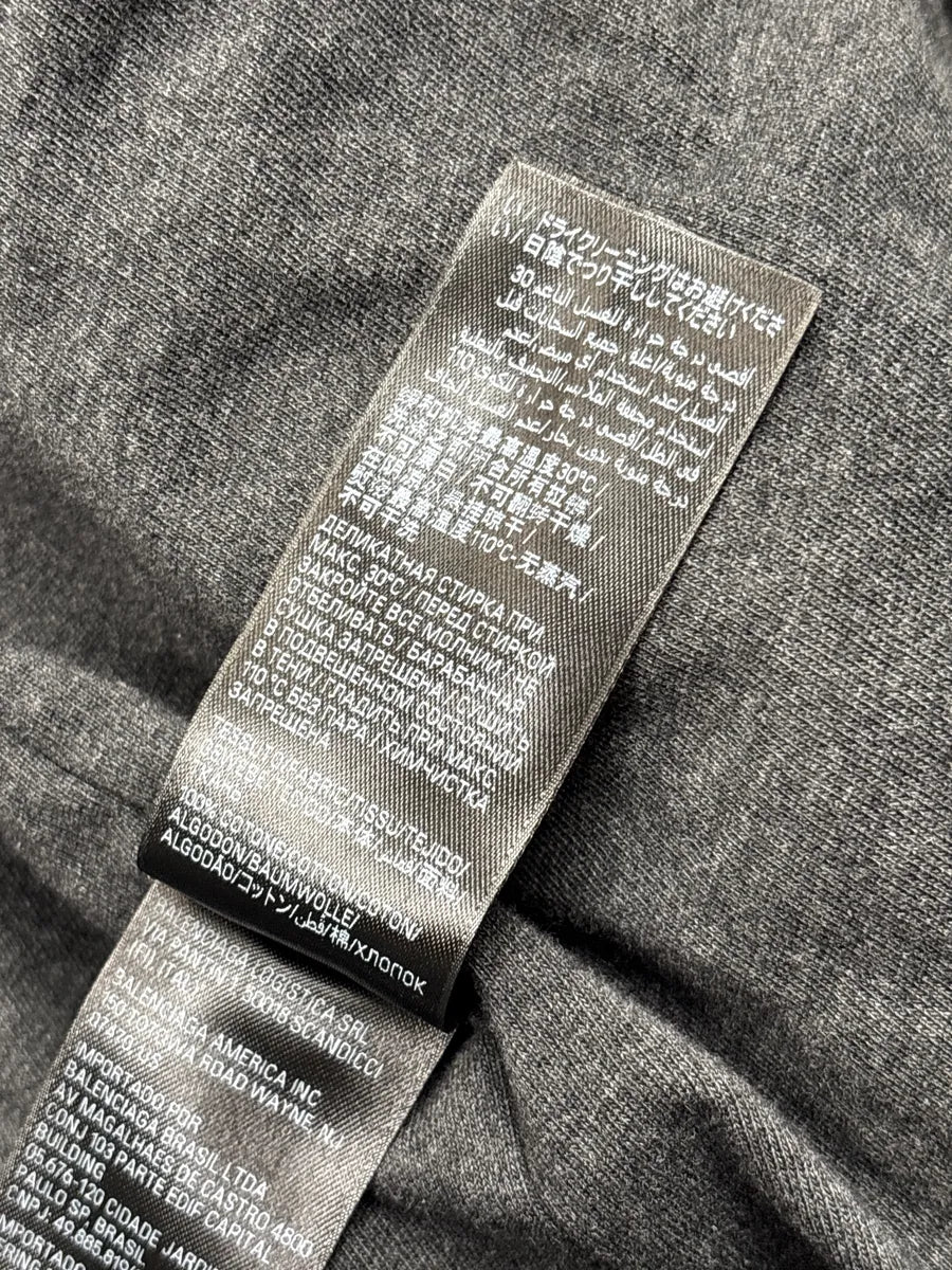 AW2024 Balenciaga Grey Extra Sleeve Oversized Zip-Up Hoodie ACOlgUKZ 13