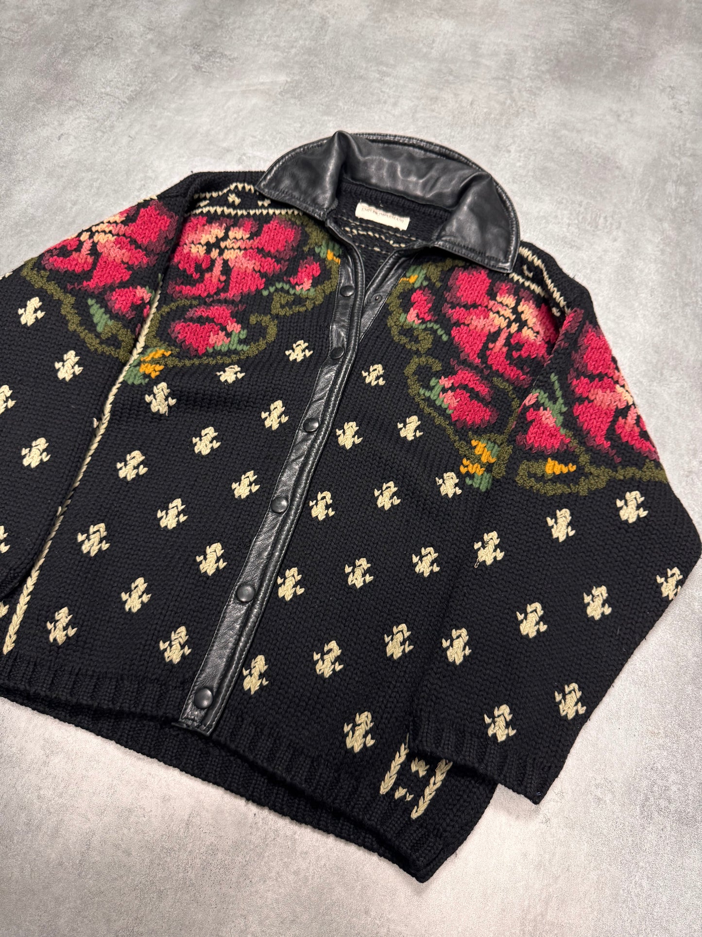 1990s Emporio Armani Wool Flowers Jacket (S/M)