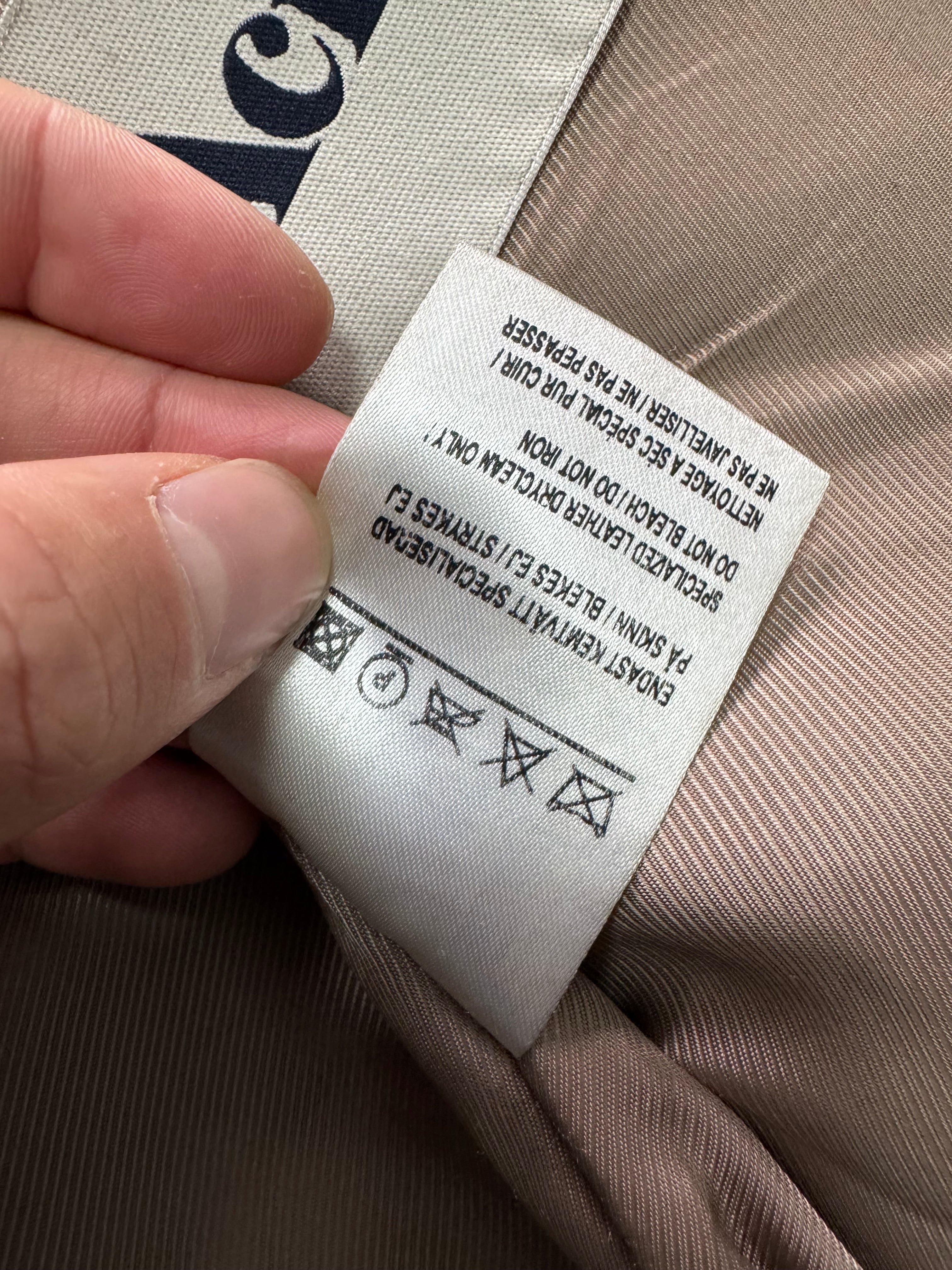 2000s Acne Studios Black Leather Bomber Jacket