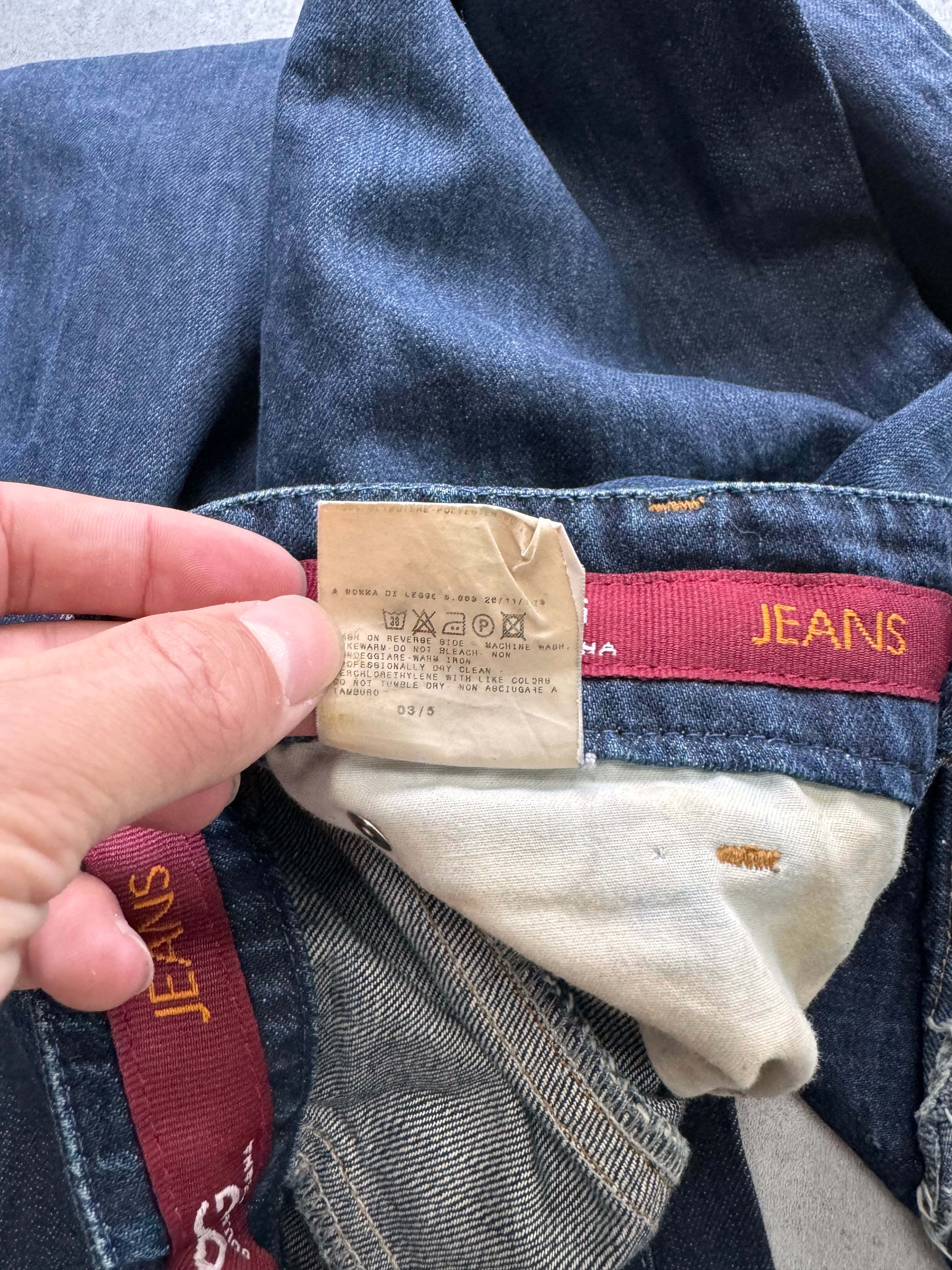 AW2003 Dolce & Gabbana Wide Denim Jeans (S)