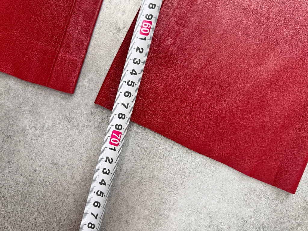 2000s Dolce & Gabbana Red Leather Pants