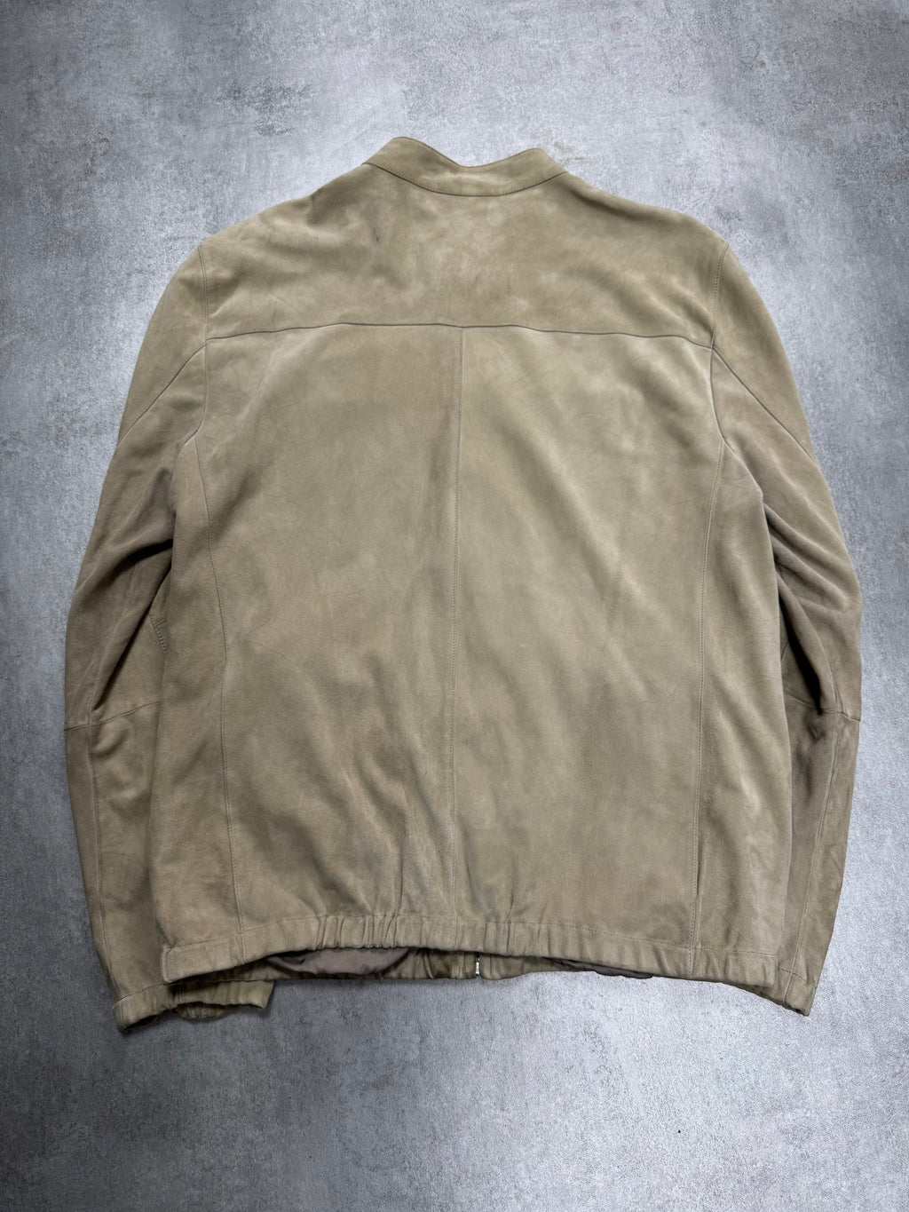 SS2009 Prada Beige Suede Leather Jacket