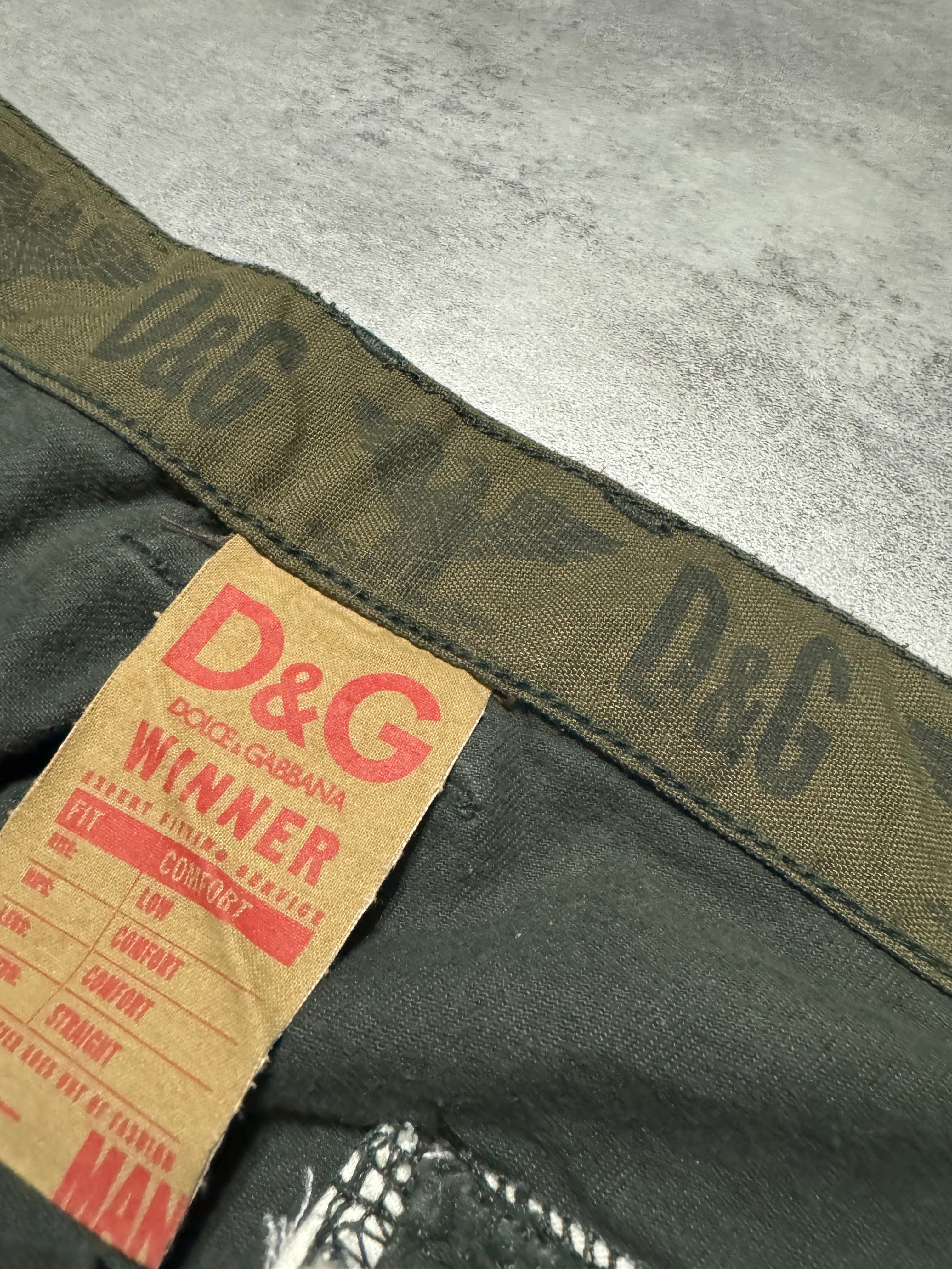 AW2006 Dolce & Gabbana Army Navy Naval Cargo Pants (XL) - 7