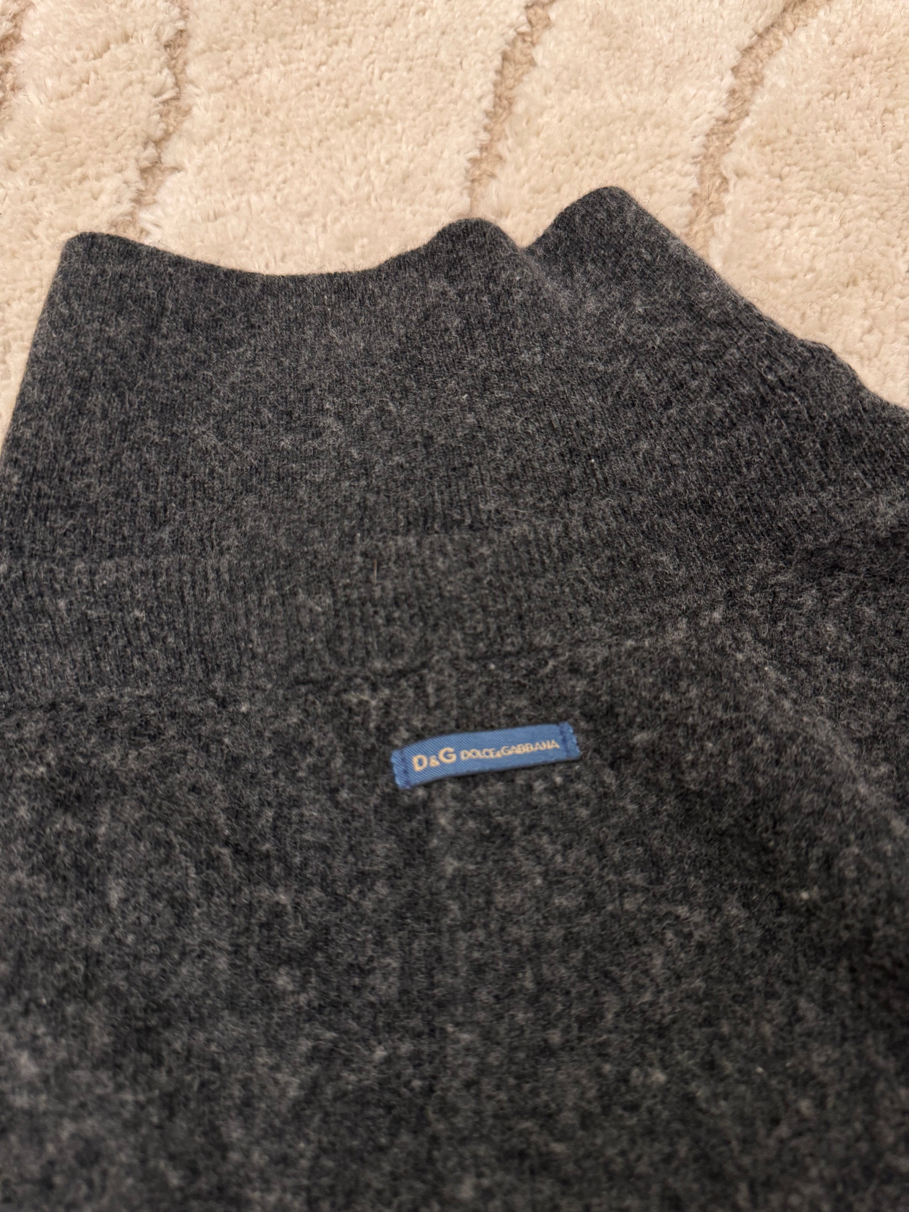 2000年代 ドルチェ&amp;ガッバーナ 非対称ストライプ ジップアップ (M)