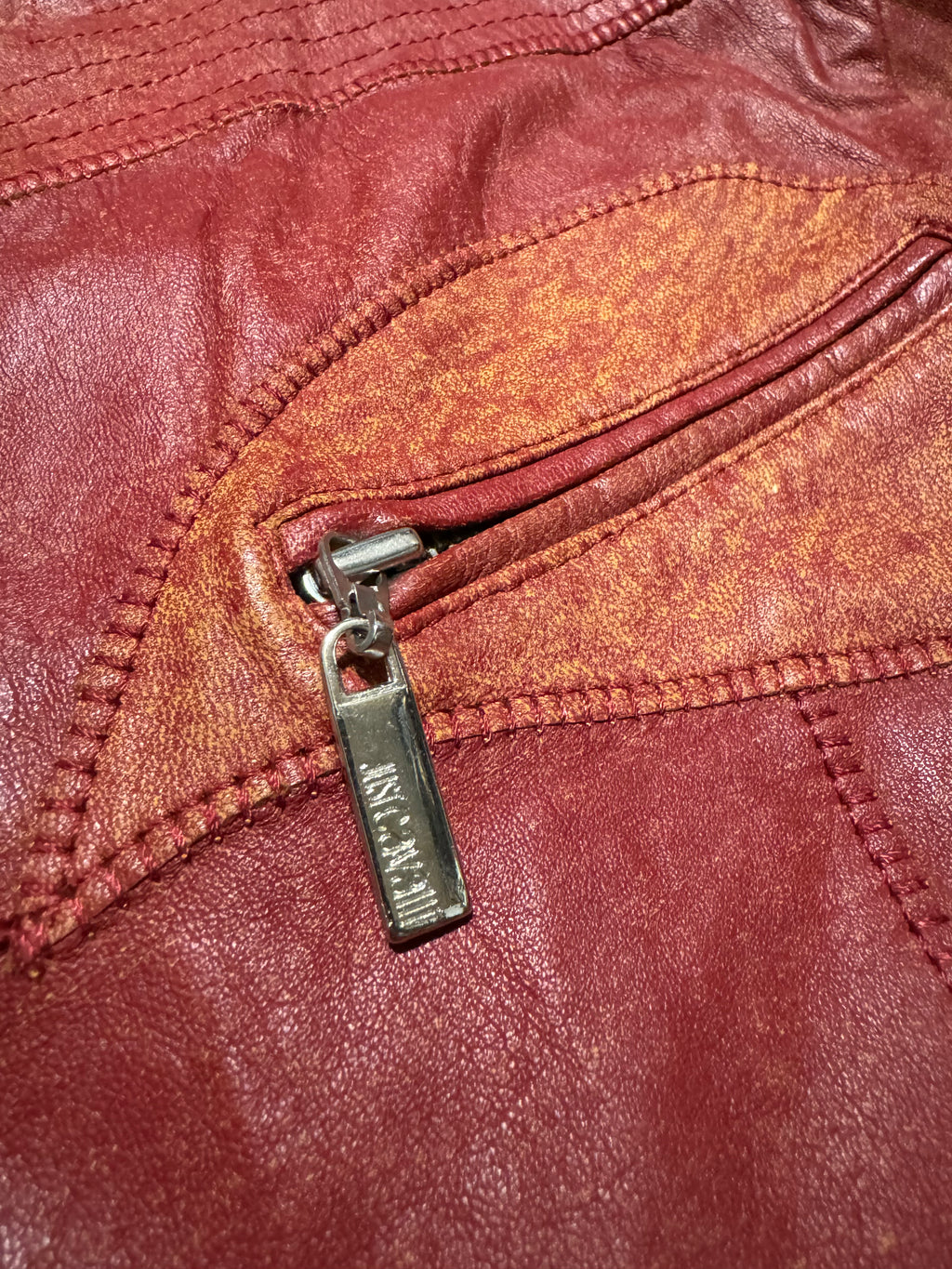 SS2004 Cavalli Sexy Biker Conceptual Leather Jacket  (L) - 10