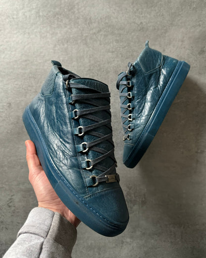 Balenciaga Arena Ocean High Top Leather  (41) - 1