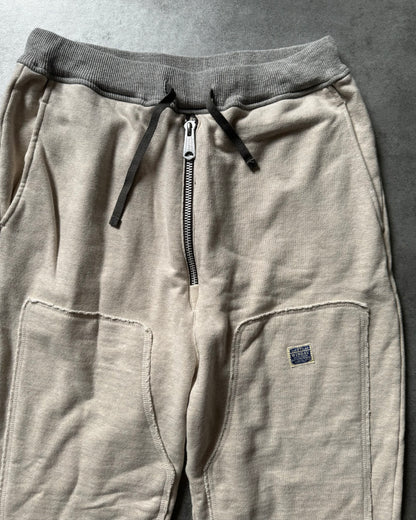 AW2024 Kapital Flared Cotton Jersey Sweatpants (XL) - 7