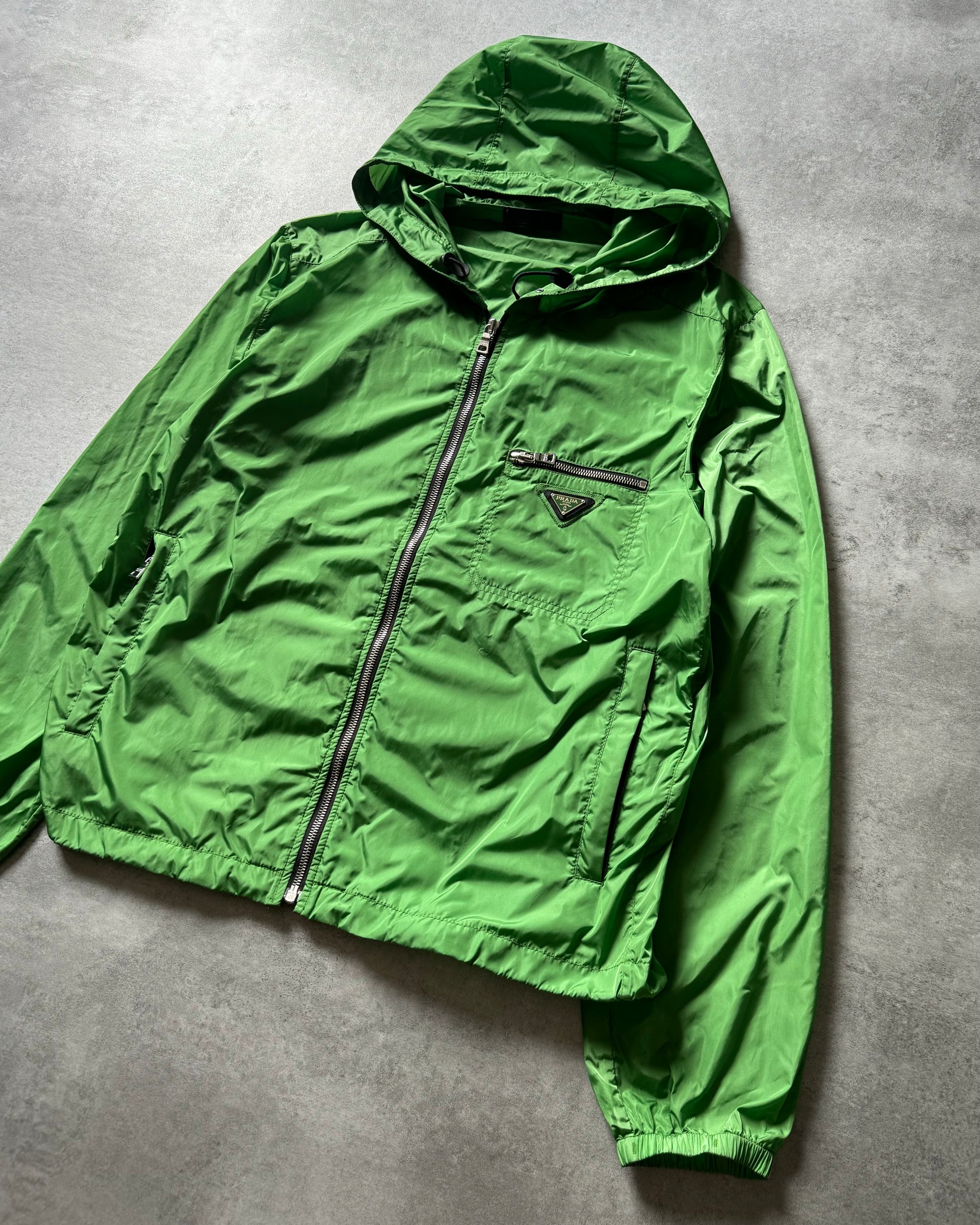 AW2008 Prada Green Dopamine Light Jacket (M) - 10