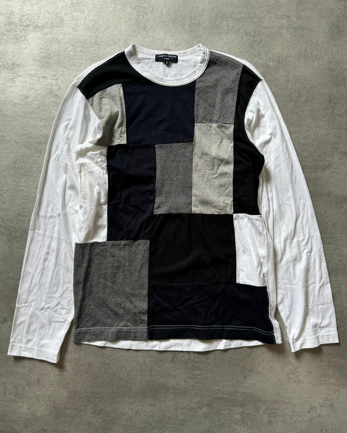 SS2009 Comme des Garçons Homme Patchwork Longsleeves (S) - 1