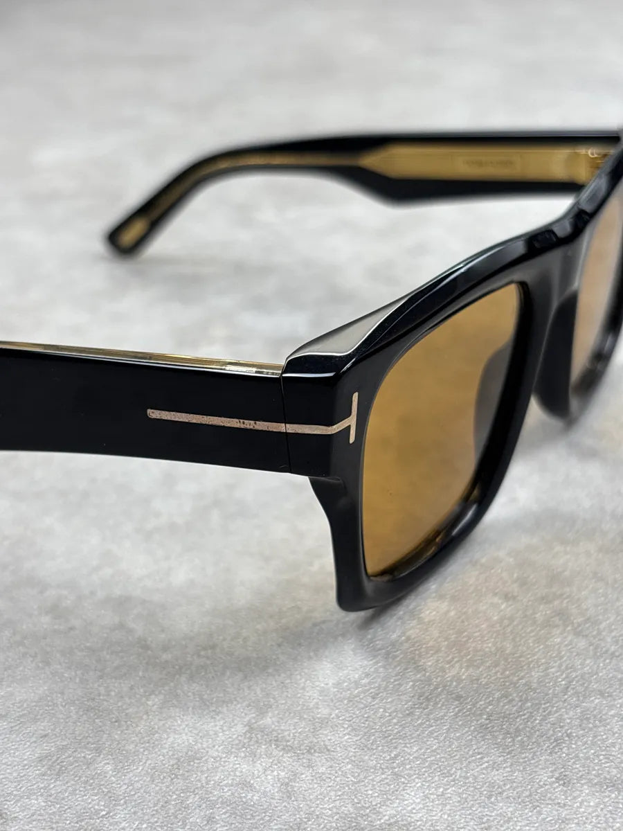 Tom Ford Black Acetate Oversized Square Sunglasses AdwwVqgf 13