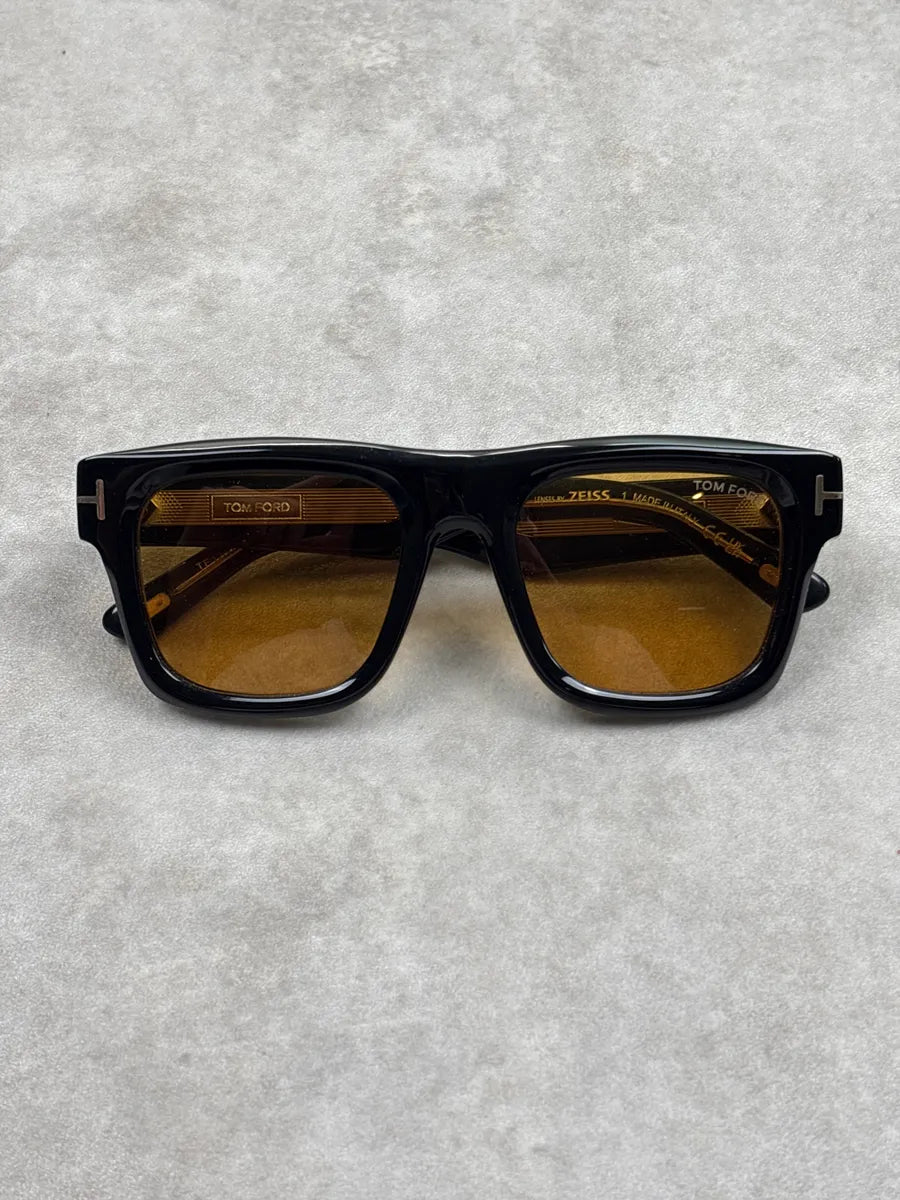 Tom Ford Black Acetate Oversized Square Sunglasses AdwwVqgf 2
