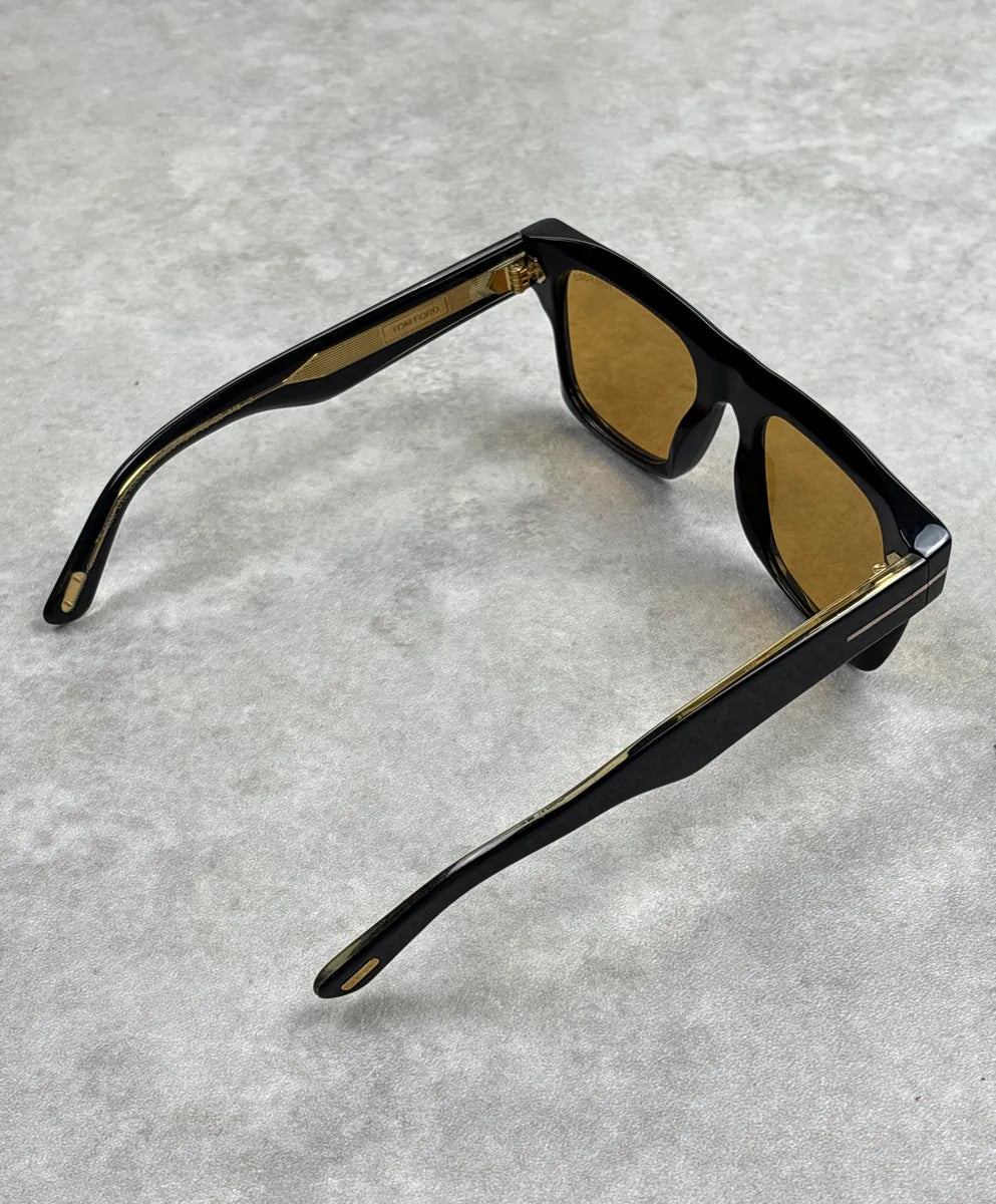 Tom Ford Black Acetate Oversized Square Sunglasses AdwwVqgf 5