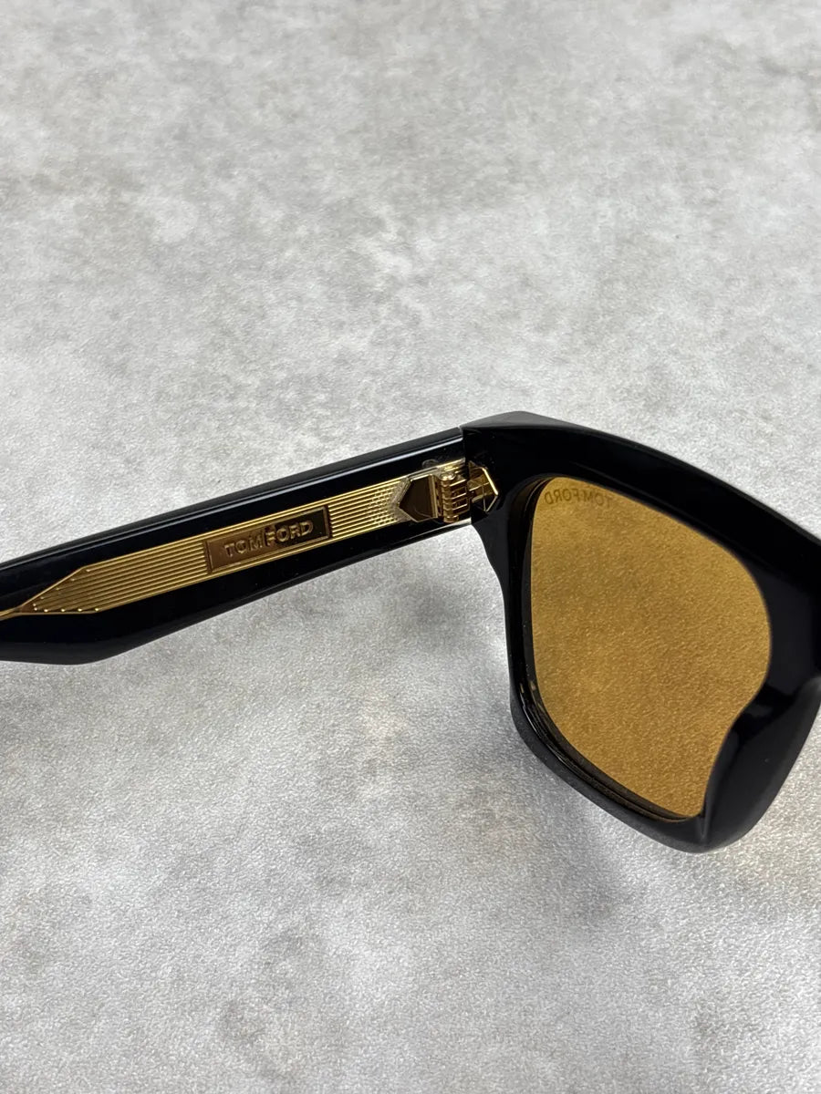 Tom Ford Black Acetate Oversized Square Sunglasses AdwwVqgf 8