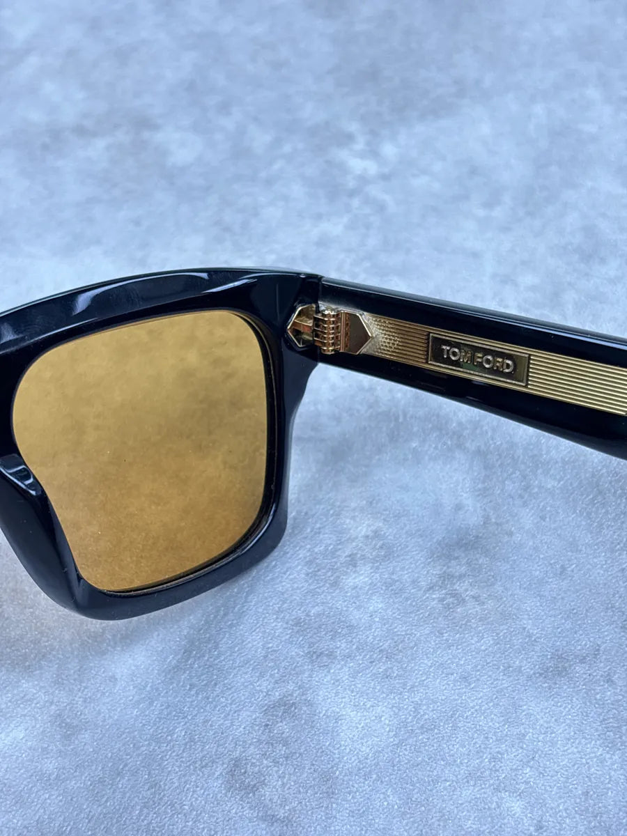 Tom Ford Black Acetate Oversized Square Sunglasses AdwwVqgf 9