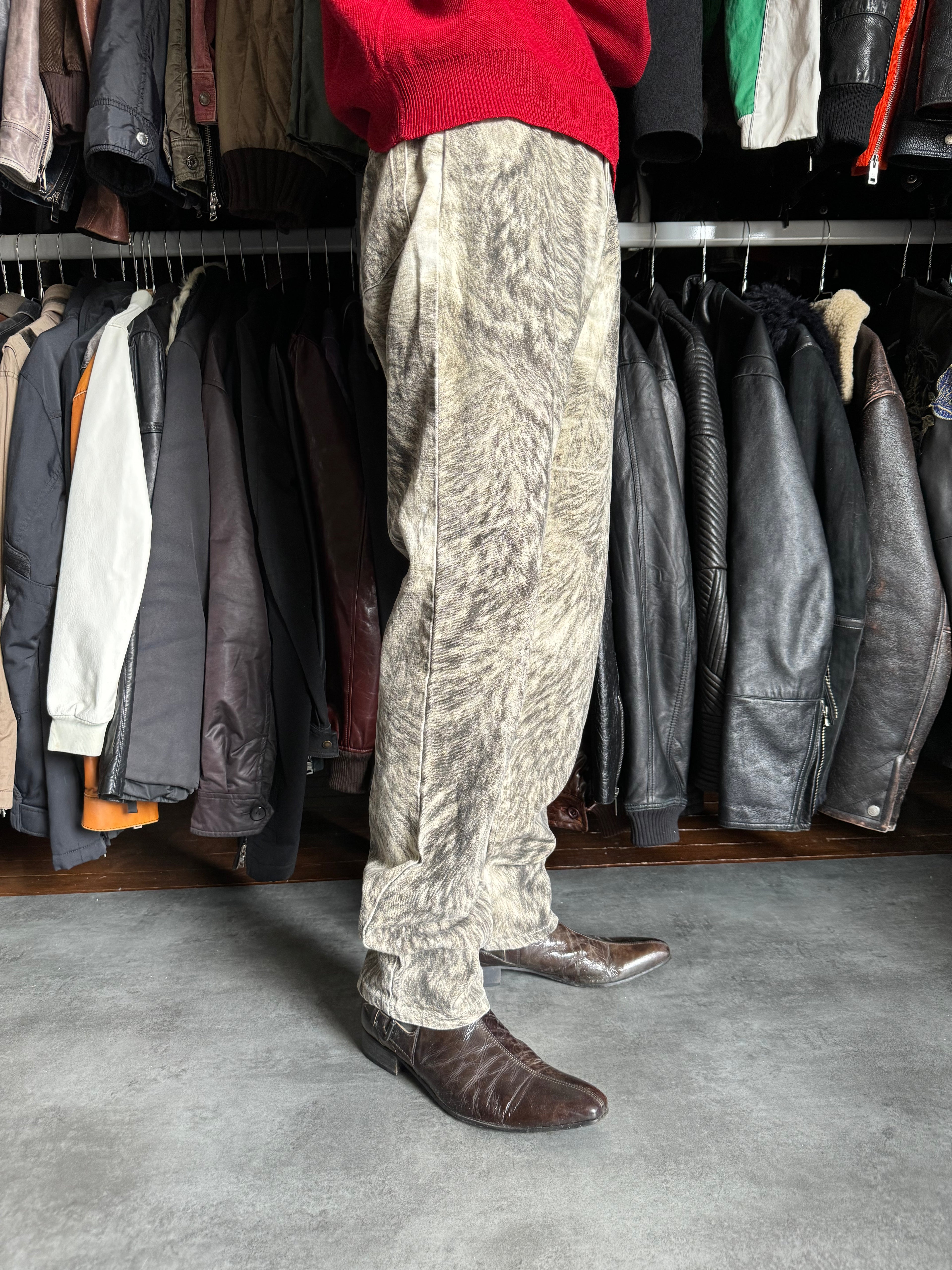 AW1999 Roberto Cavalli Heavy Animal Pants (S) - 5