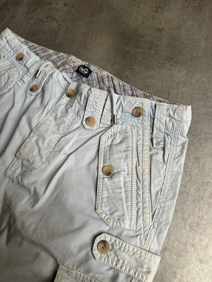 FW2006 Dolce & Gabbana Multi Pockets Cargo Blue Shorts (L/XL) - 6